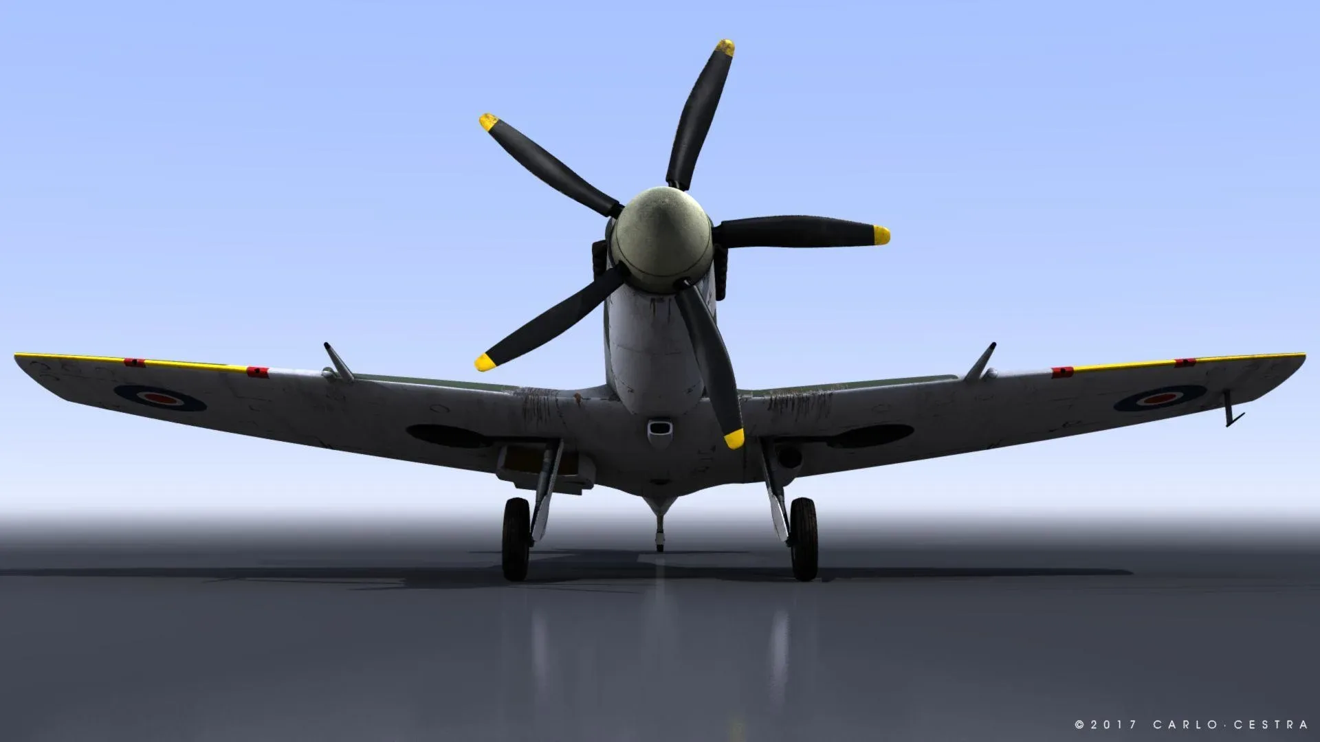 SUPERMARINE SPITFIRE MK XII 41st Squadron