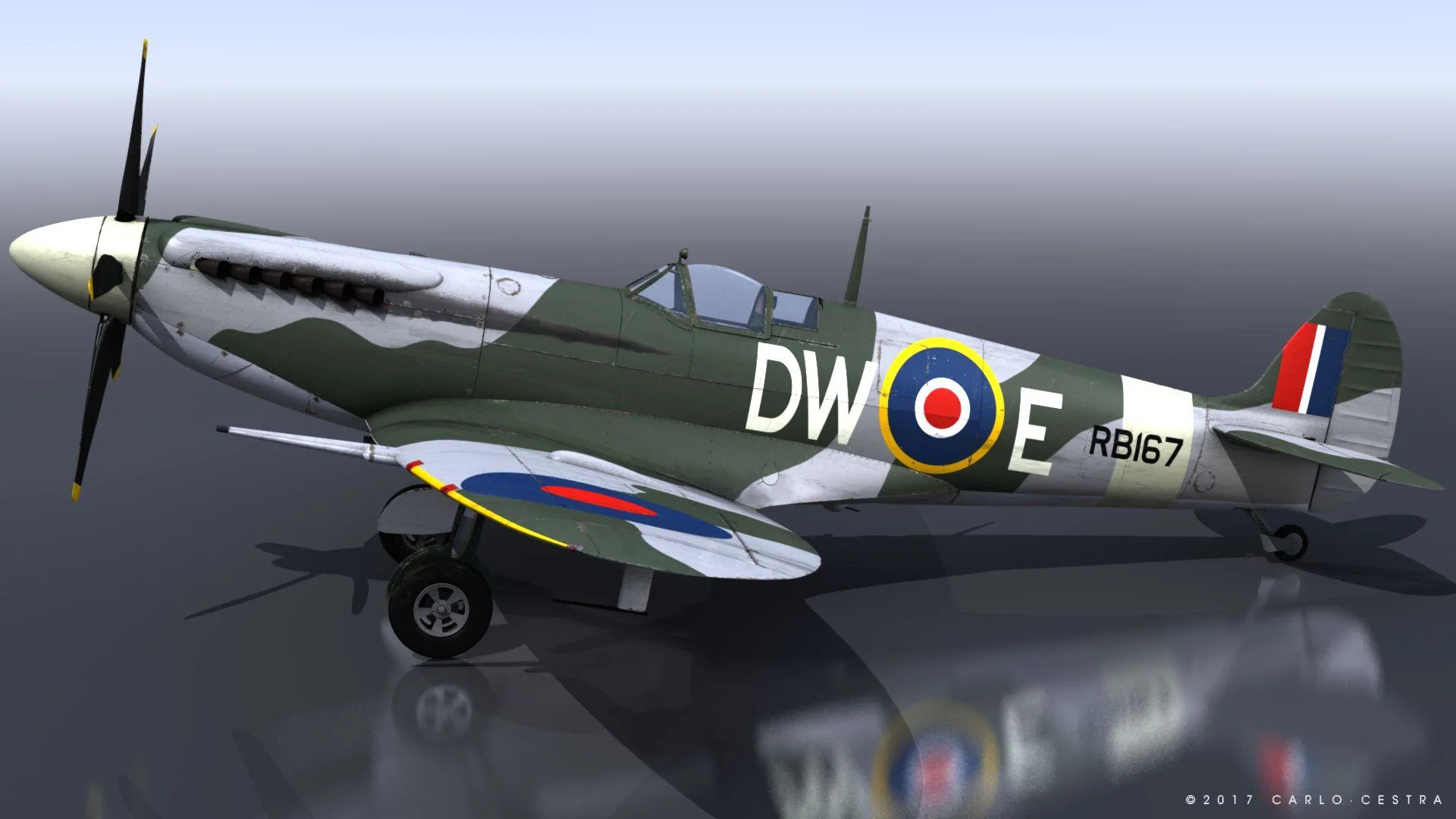 SUPERMARINE SPITFIRE MK XIV 610th Squadron