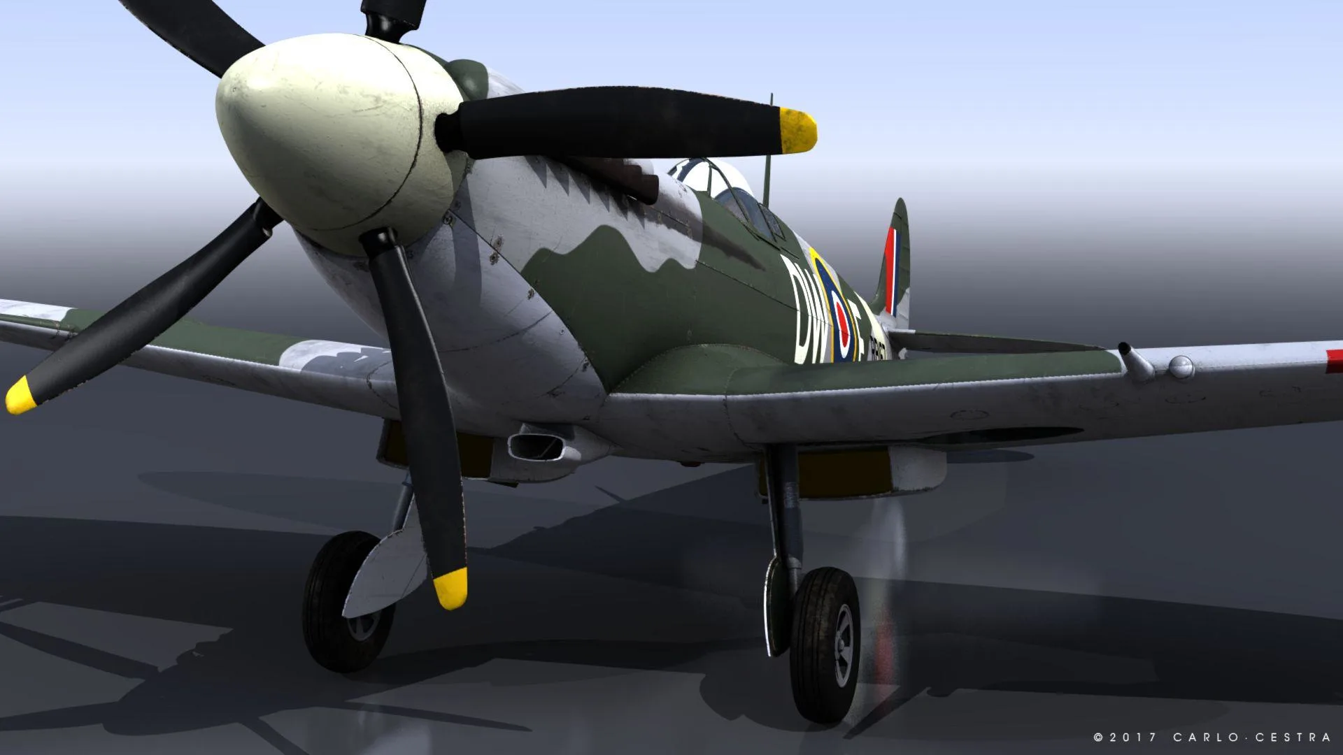 SUPERMARINE SPITFIRE MK XIV 610th Squadron