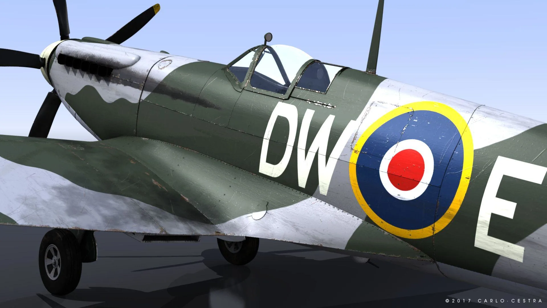 SUPERMARINE SPITFIRE MK XIV 610th Squadron