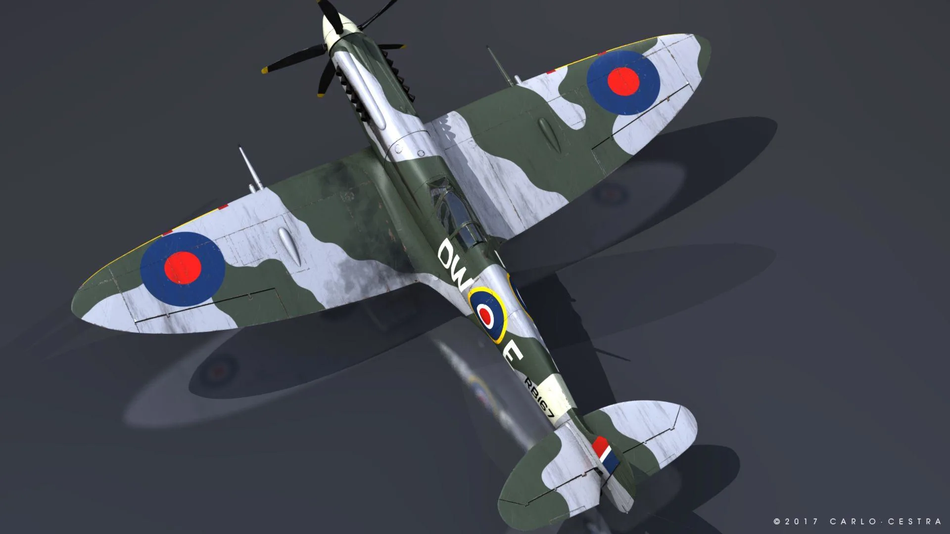 SUPERMARINE SPITFIRE MK XIV 610th Squadron