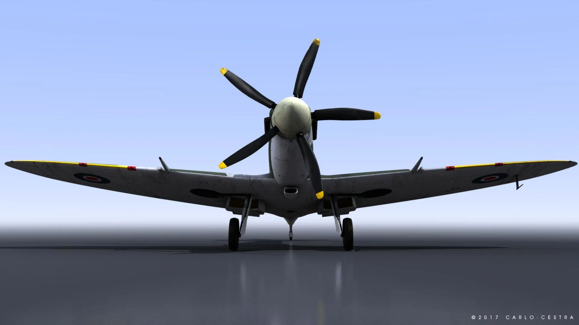 SUPERMARINE SPITFIRE MK XIV 610th Squadron