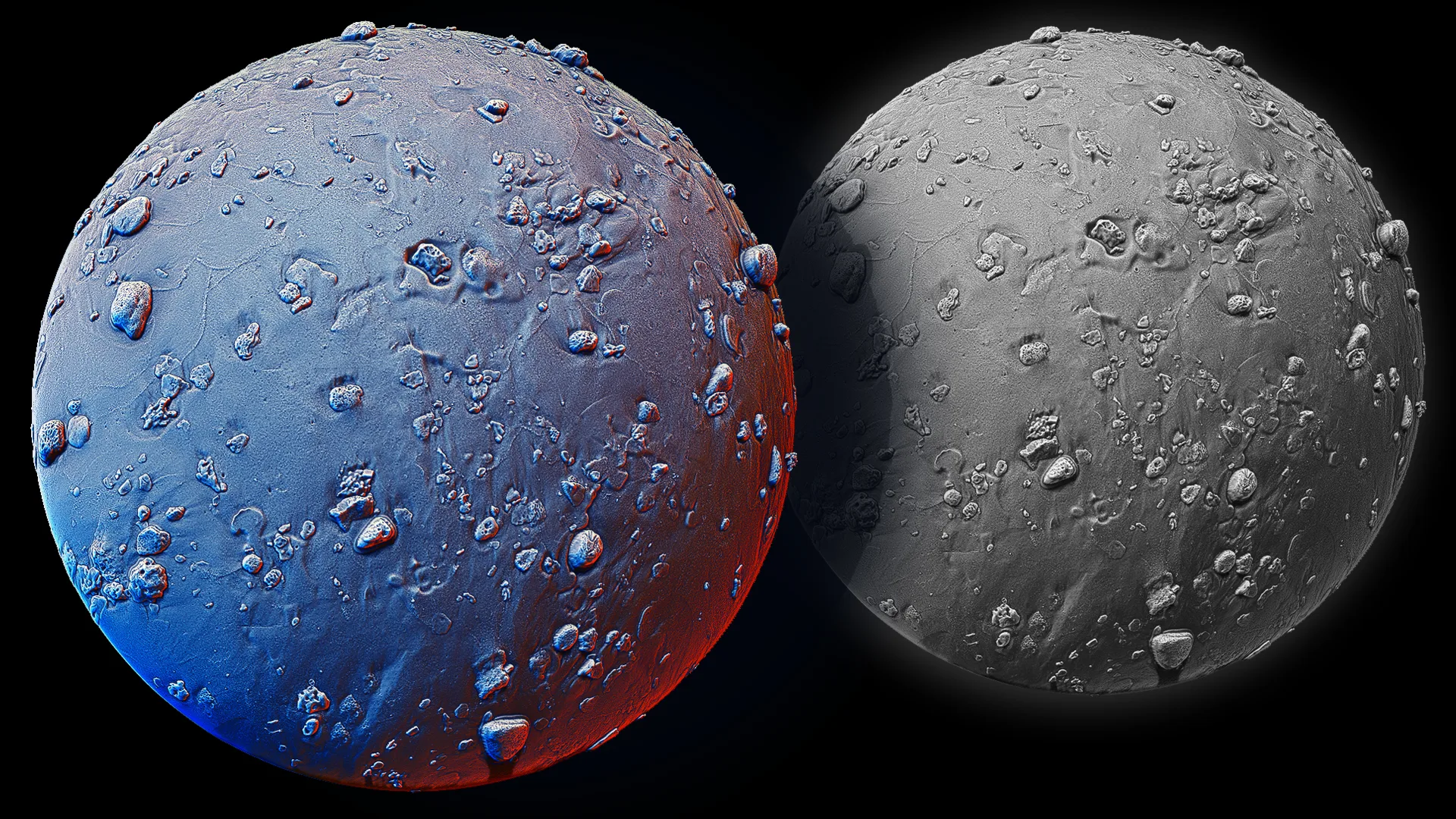 Ultra HQ Seamless Terrain / Rocks Sculpt brushes + Alpha/Height Maps Set Vol.6
