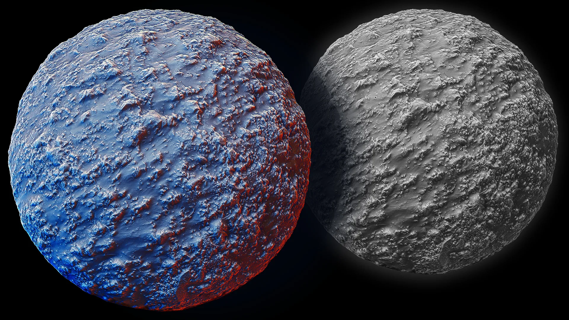 Ultra HQ Seamless Terrain / Rocks Sculpt brushes + Alpha/Height Maps Set Vol.6