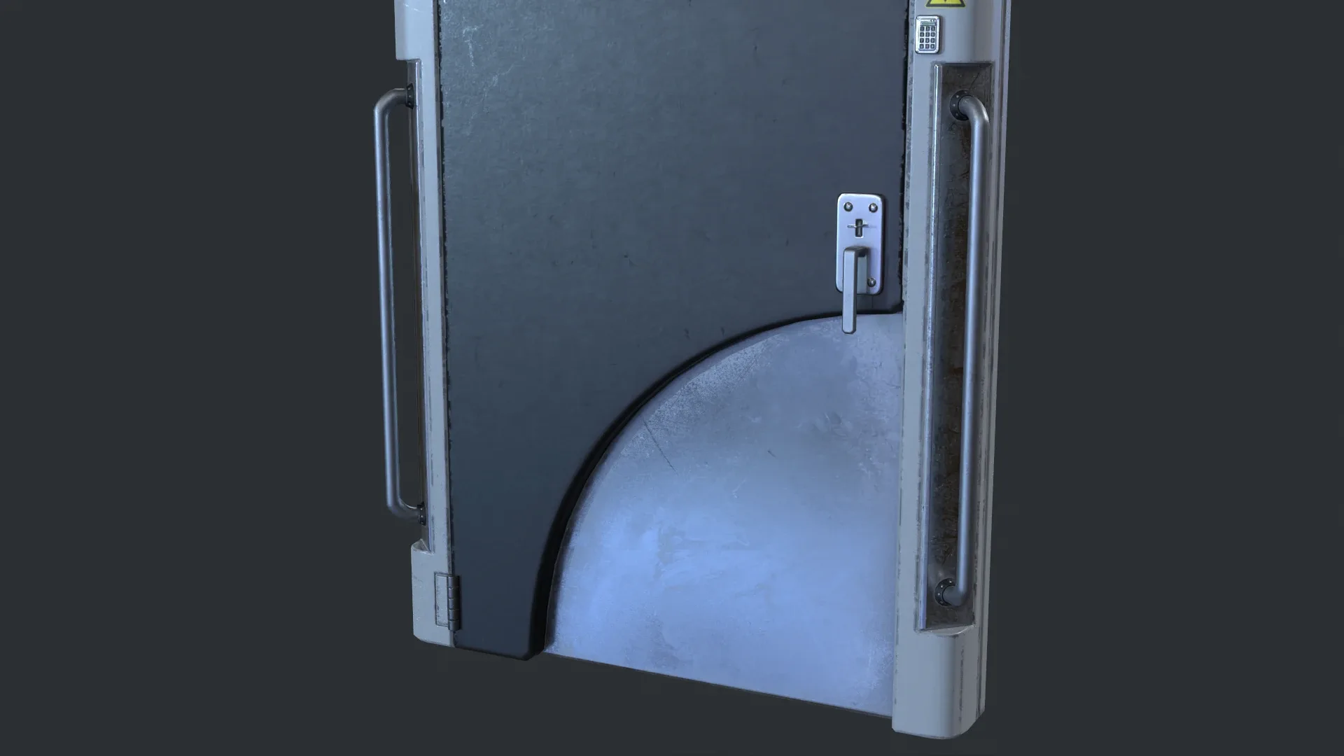 Futuristic Scifi Decoration Door -Game Ready- PBR