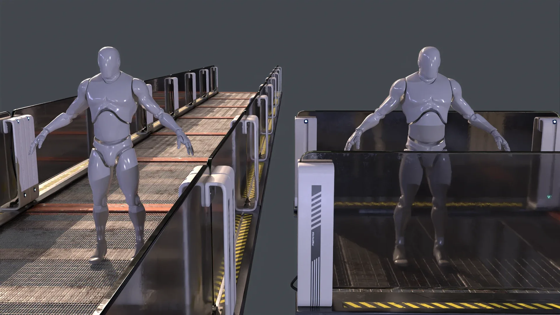 Modular Walking Platform -Game Ready- PBR