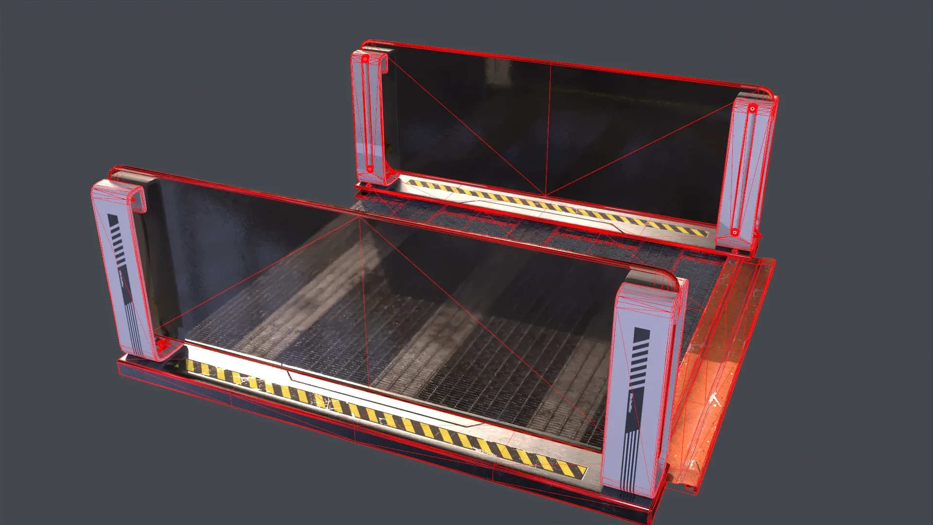 Modular Walking Platform -Game Ready- PBR