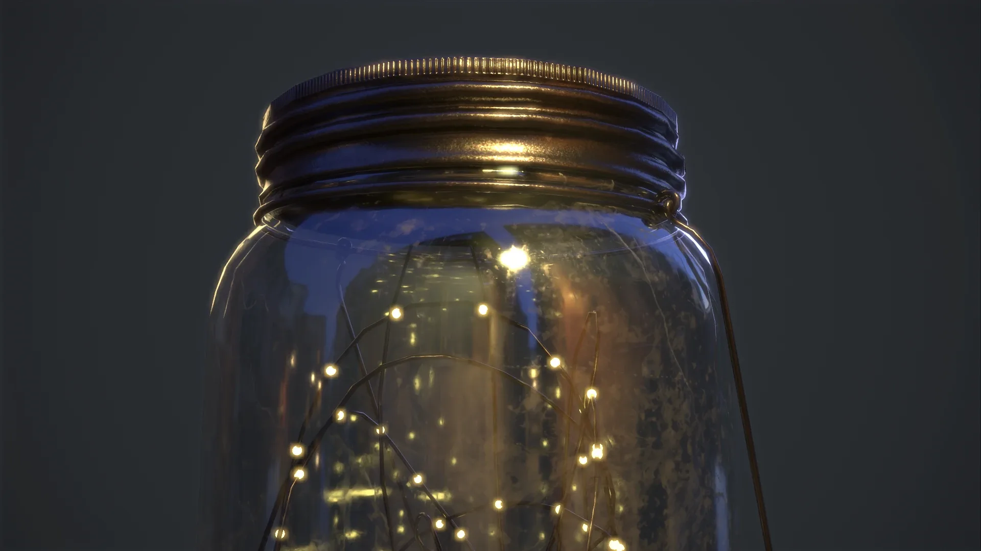 Mason Jar LED Lantern