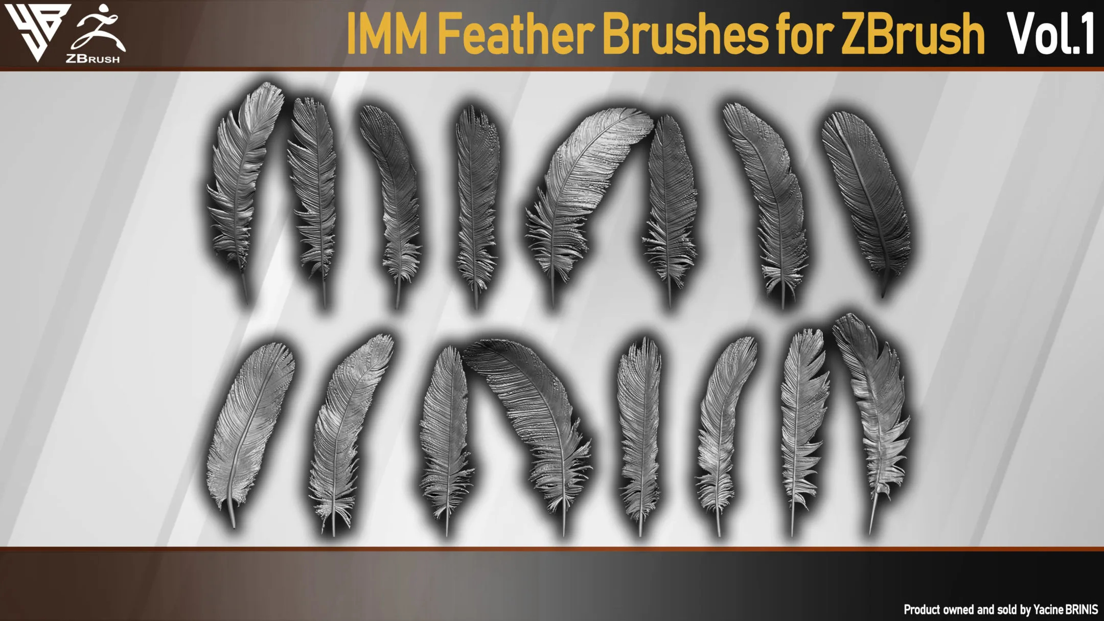 IMM Feathers Brushes for ZBrush