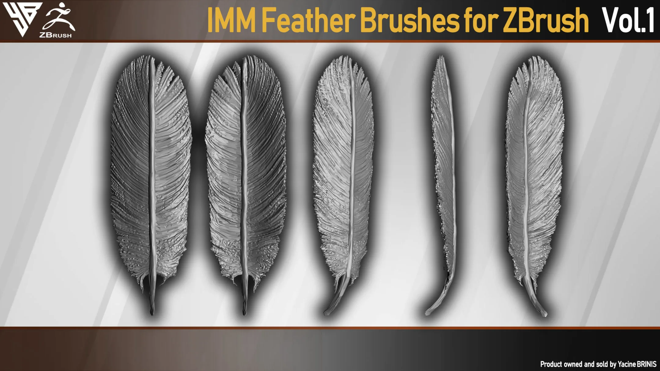 IMM Feathers Brushes for ZBrush