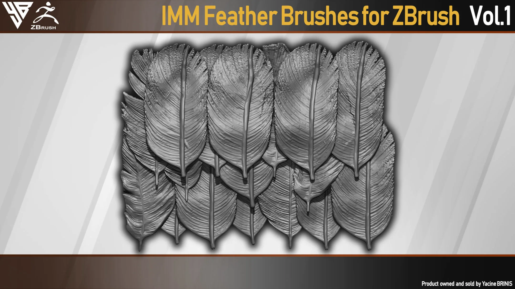 IMM Feathers Brushes for ZBrush