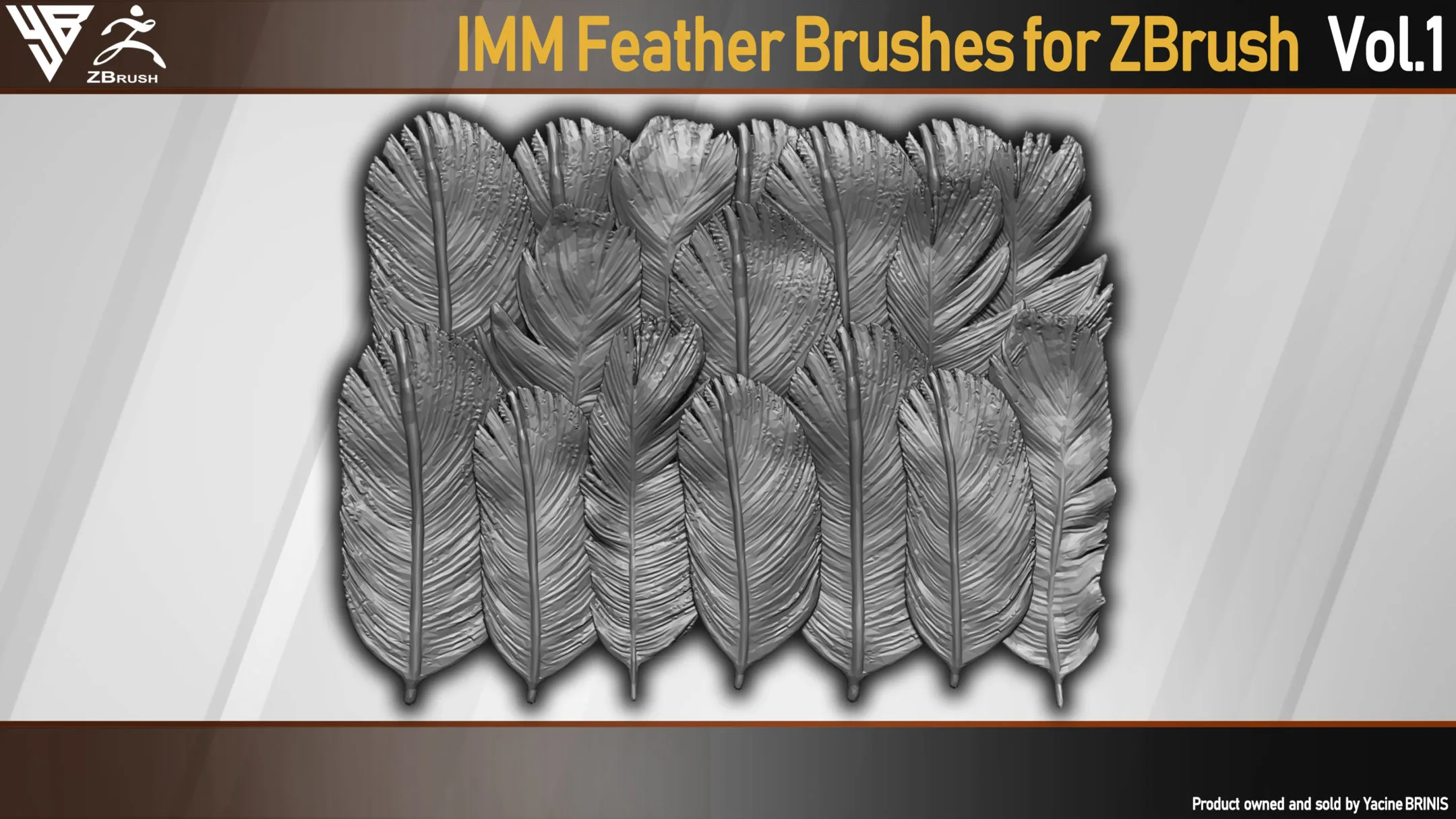 IMM Feathers Brushes for ZBrush