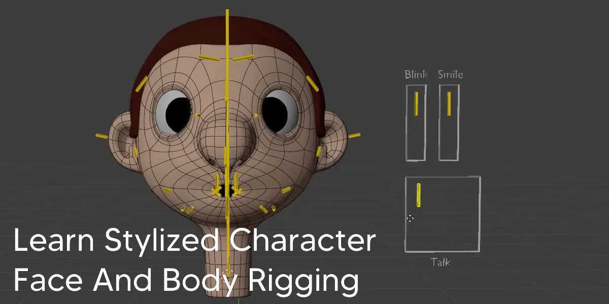 Cartoony Character Rigging And Animation Production In Blender