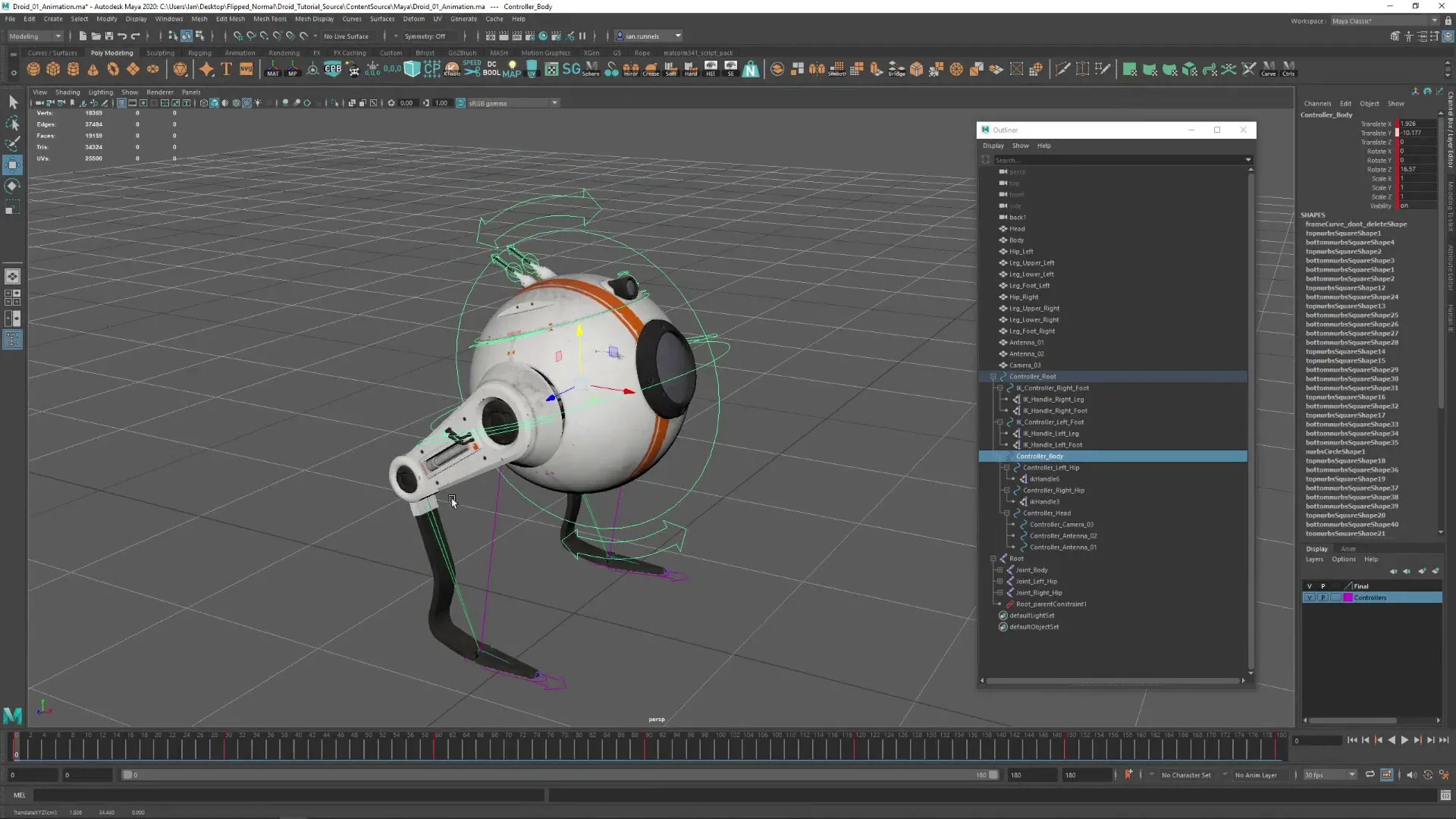 Creating a Droid for AAA Games