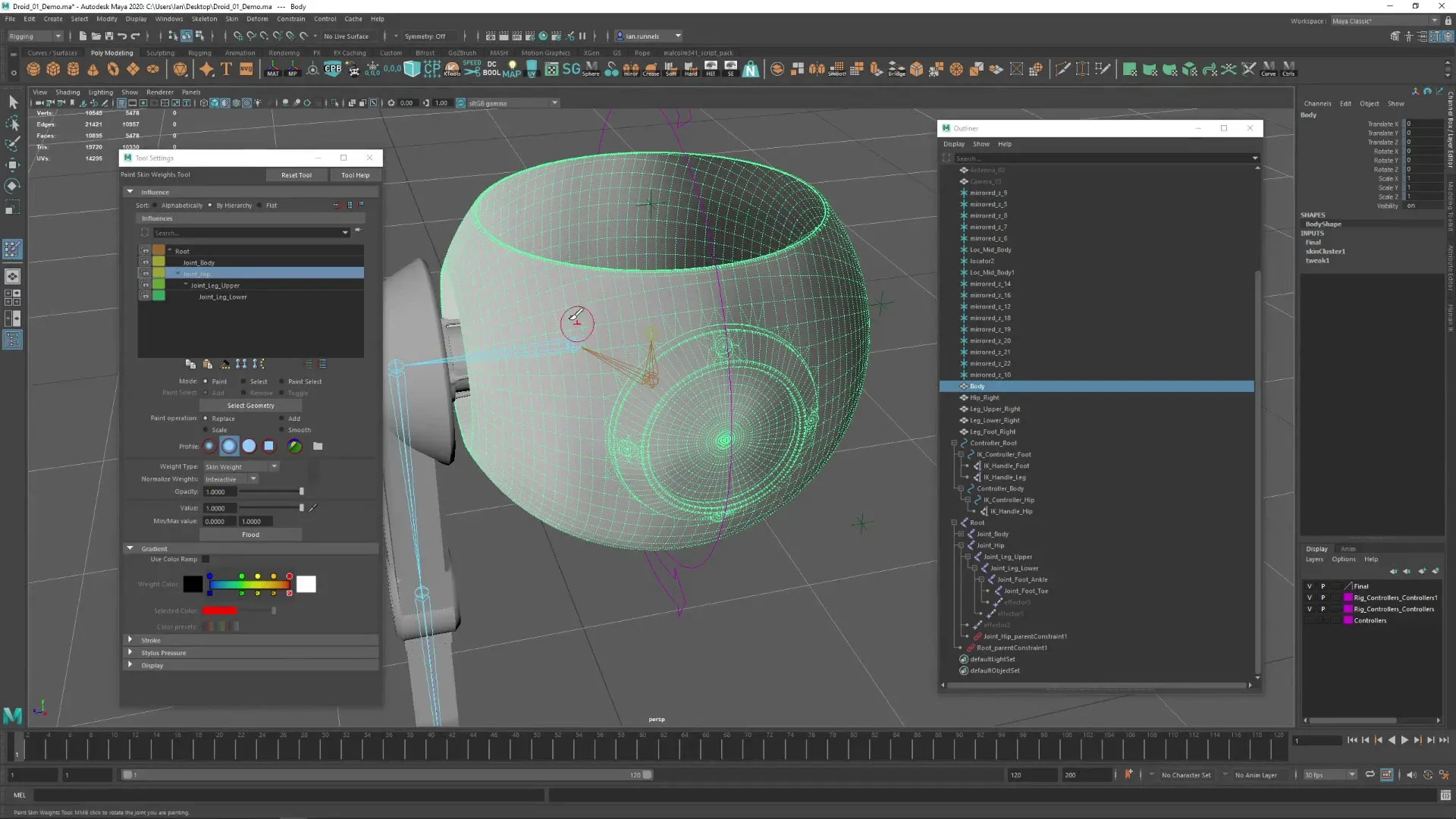 Creating a Droid for AAA Games