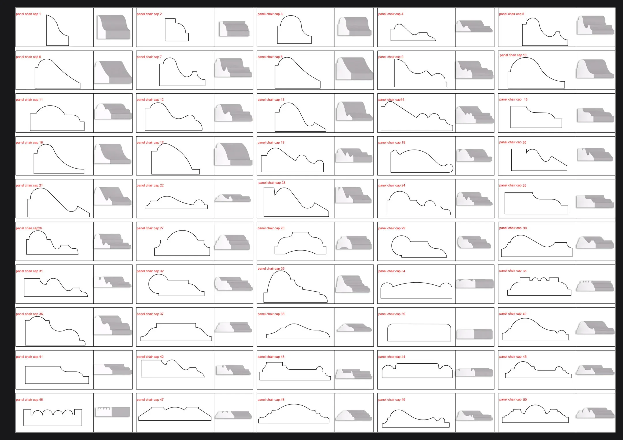 1115 Molding Profile CASING +PANEL - FlippedNormals