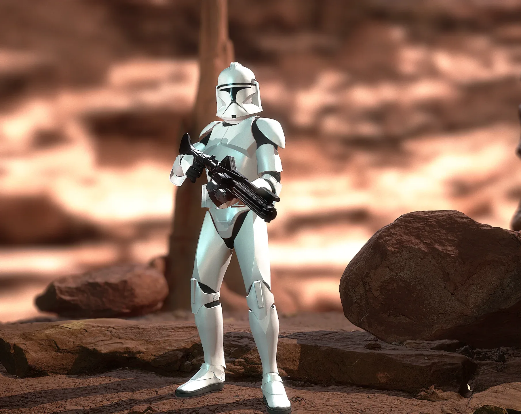 Clone Trooper Rigged