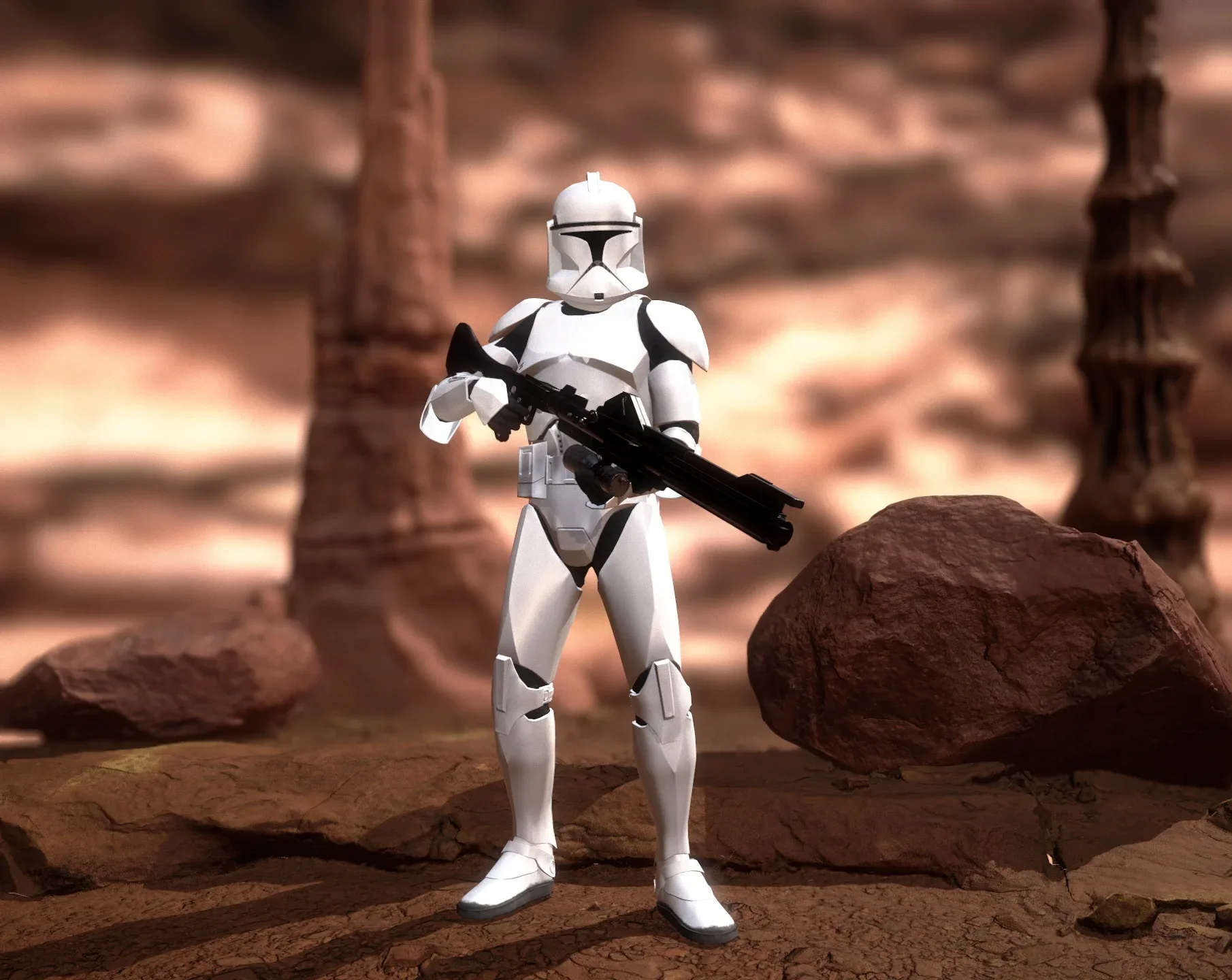 Clone Trooper Rigged