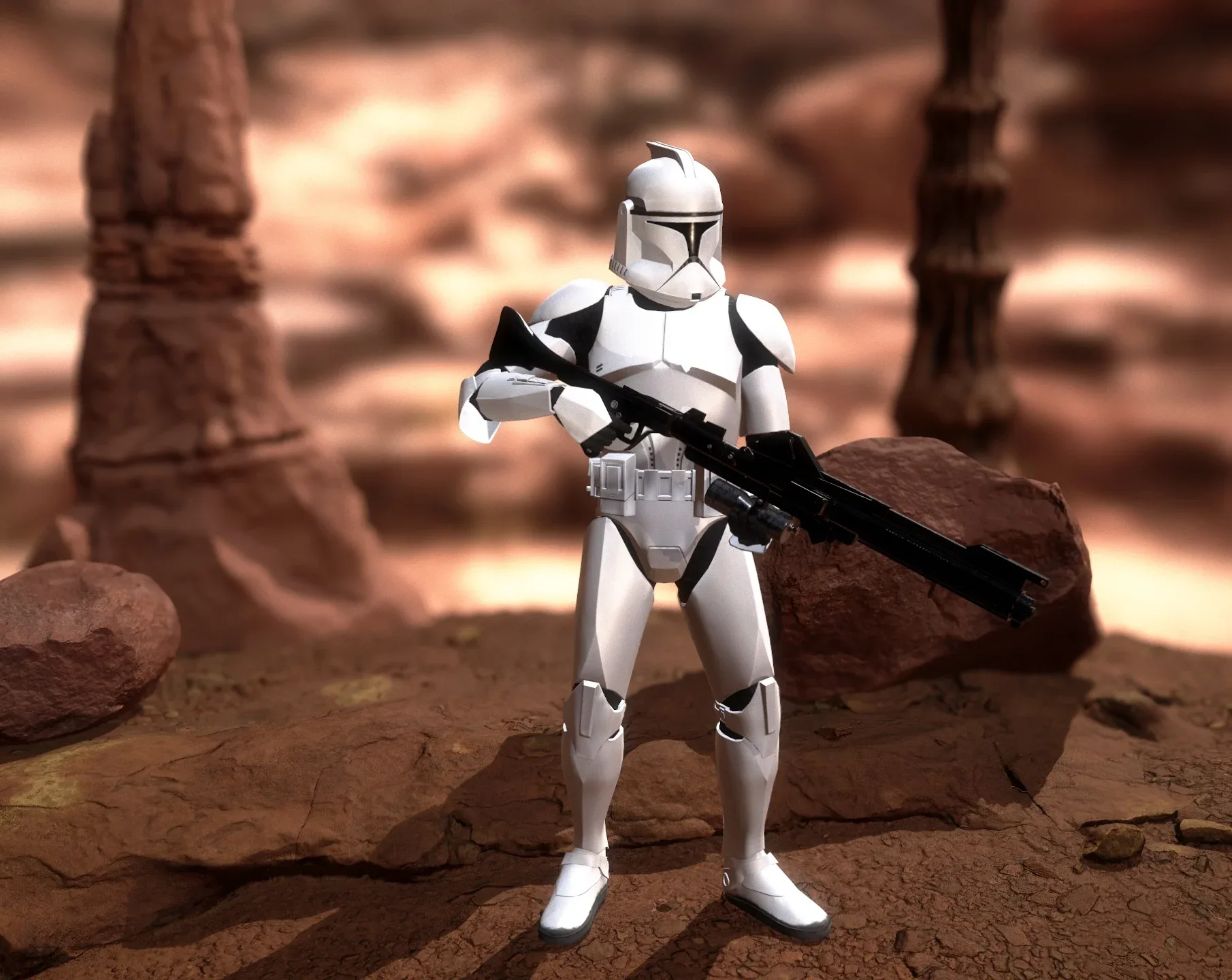 Clone Trooper Rigged