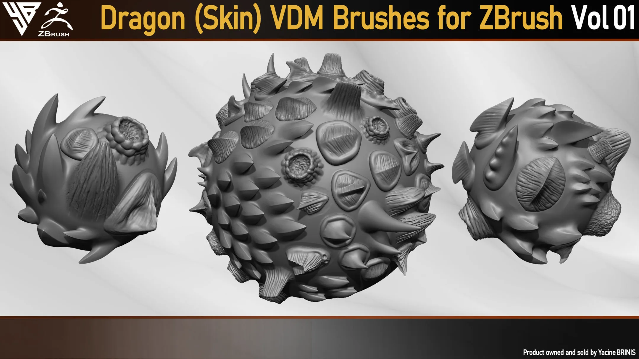 Dragon Skin VDM Brushes for ZBrush Vol 01