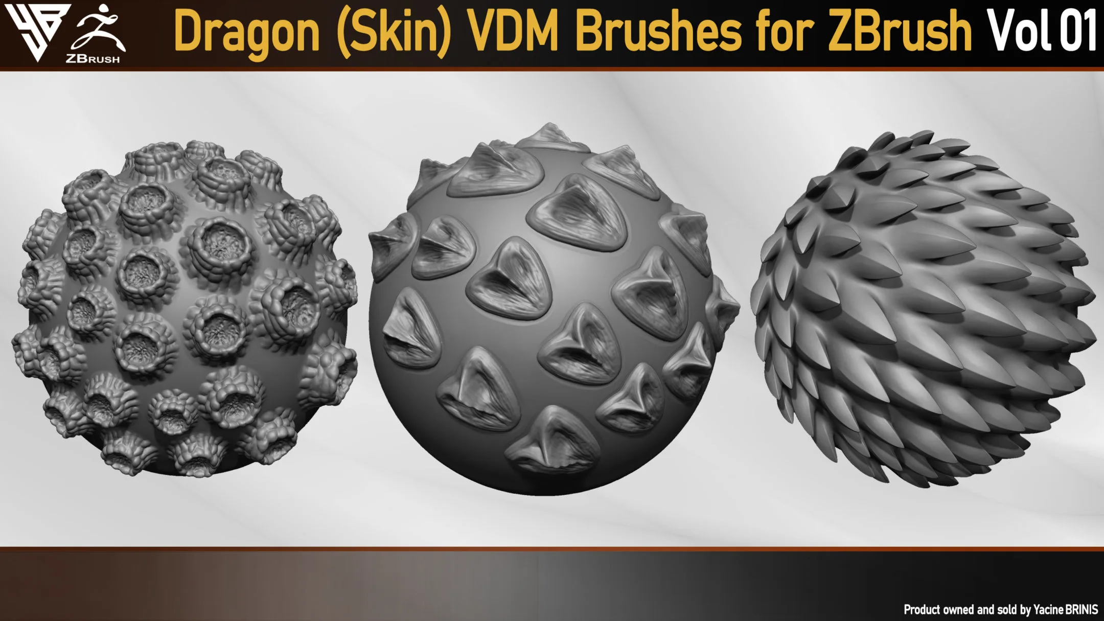 Dragon Skin VDM Brushes for ZBrush Vol 01