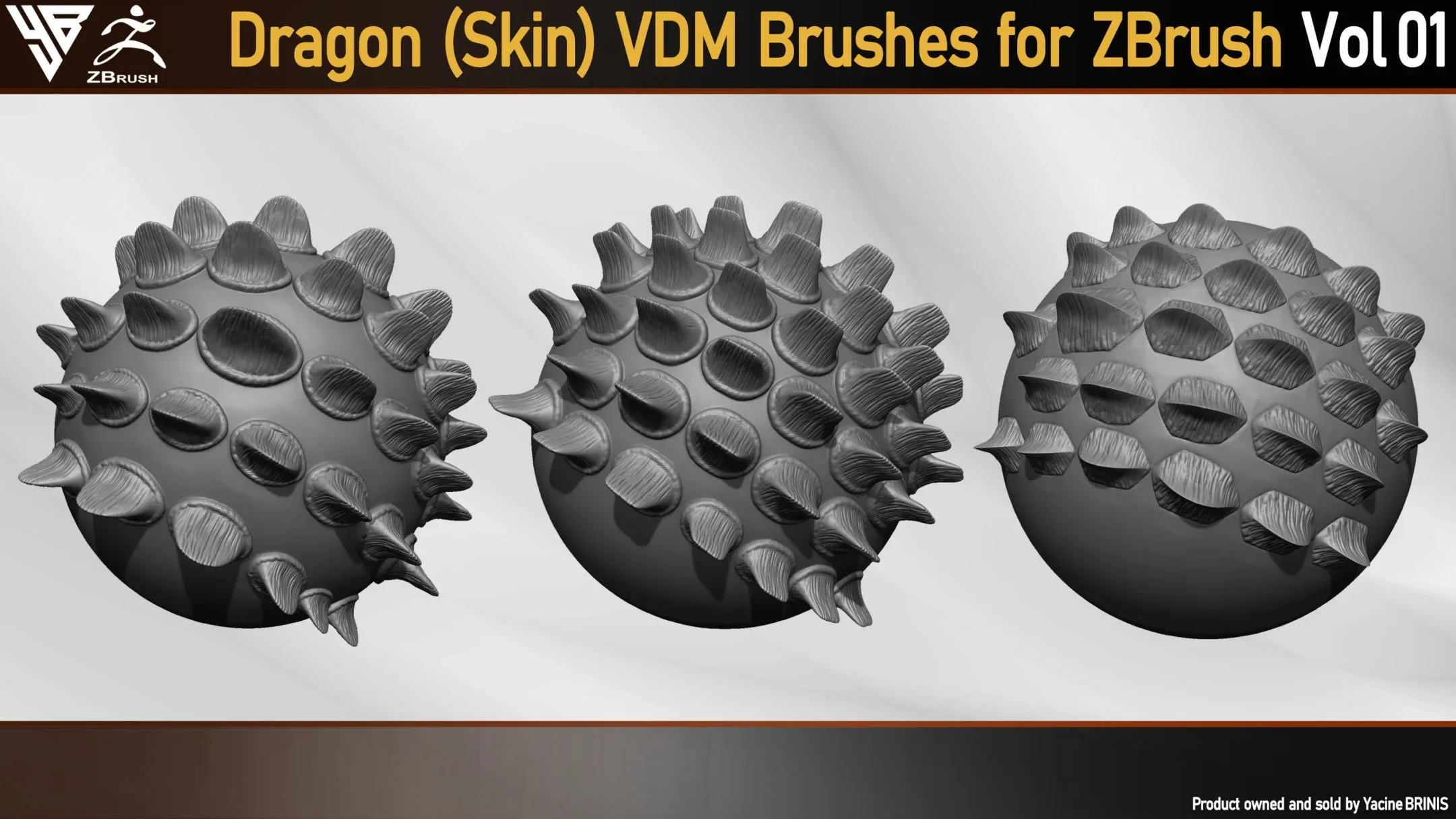 Dragon Skin VDM Brushes for ZBrush Vol 01