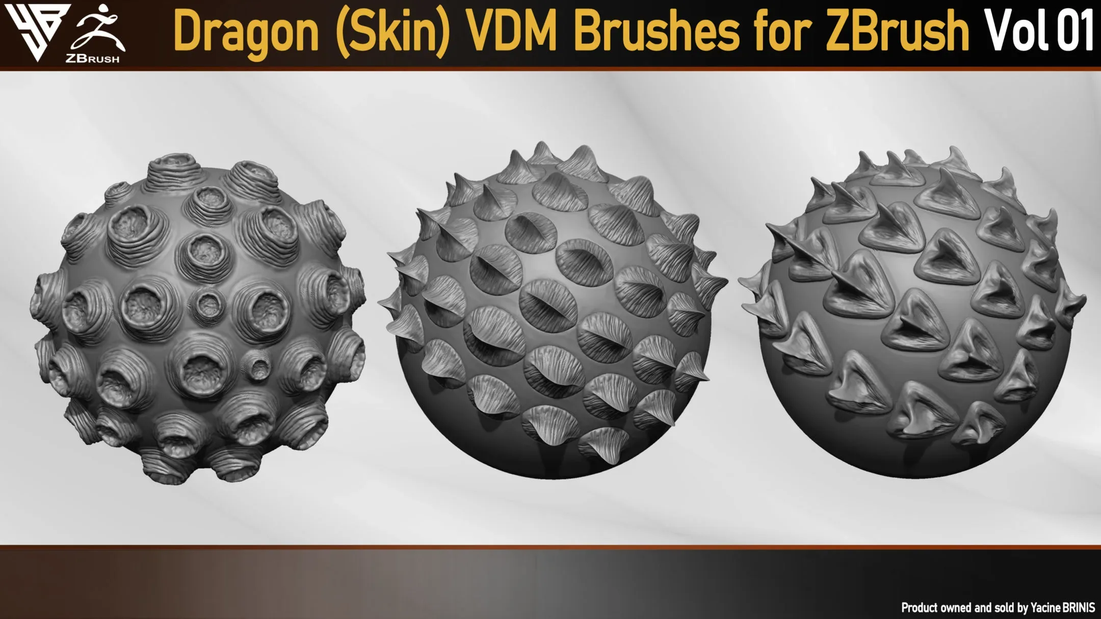 Dragon Skin VDM Brushes for ZBrush Vol 01