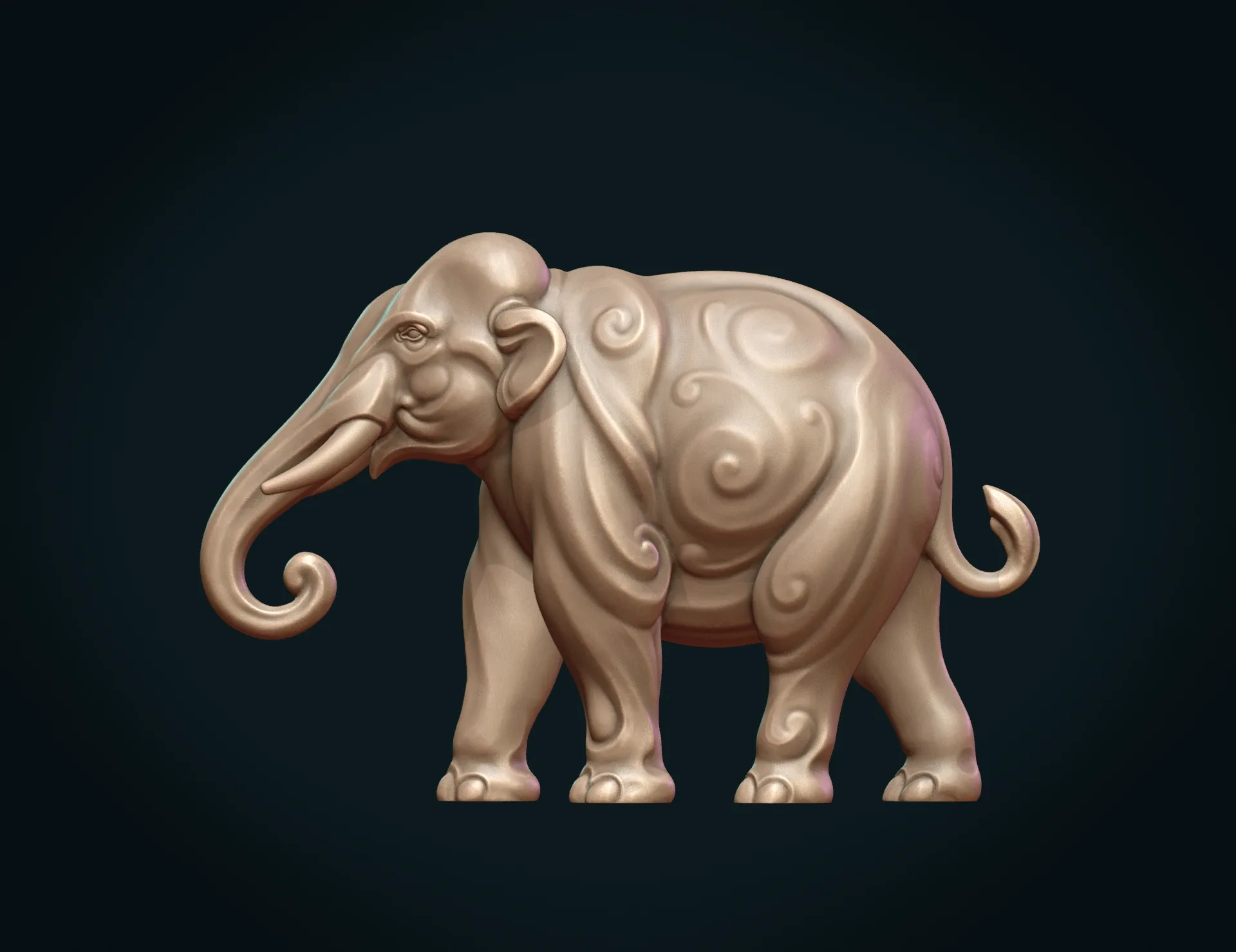 Stylized Elephant