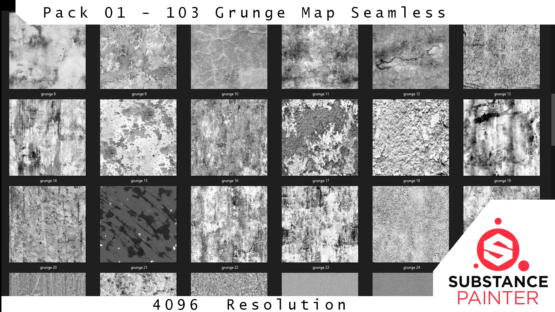 103 Grunge Map - Pack 01