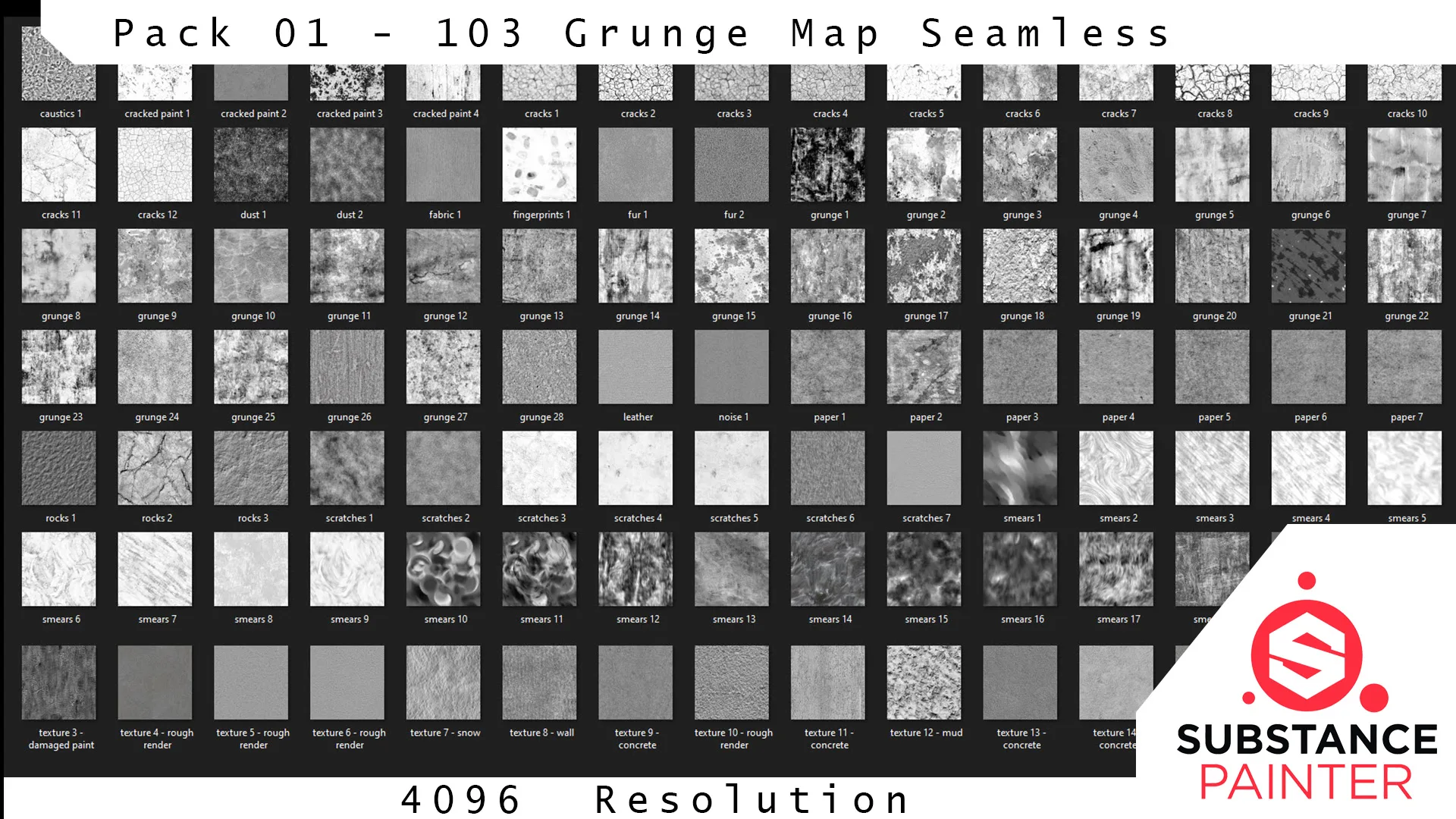 103 Grunge Map - Pack 01