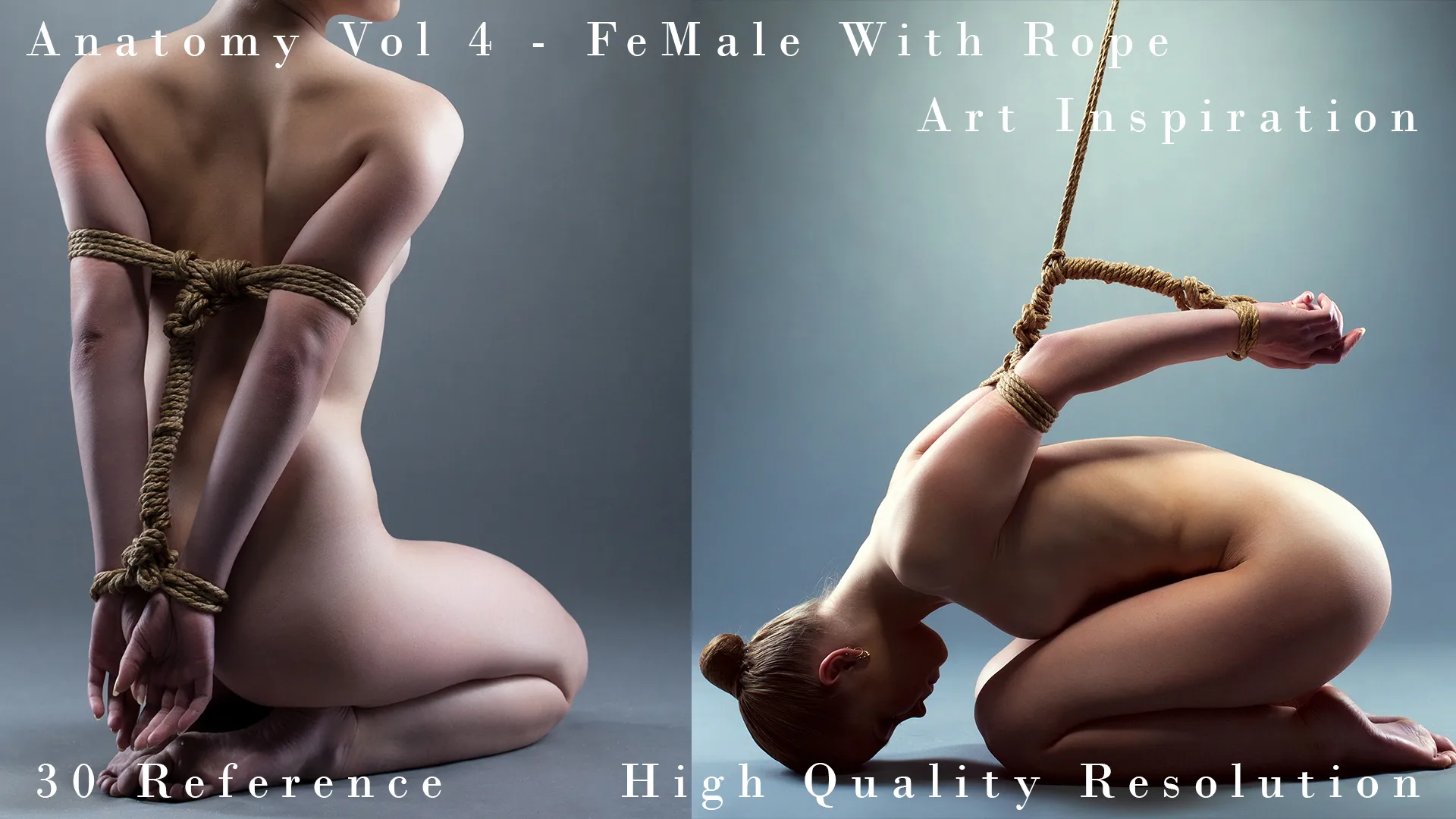 Anatomy Vol 4 - FeMale With Rope - Art Inspiration