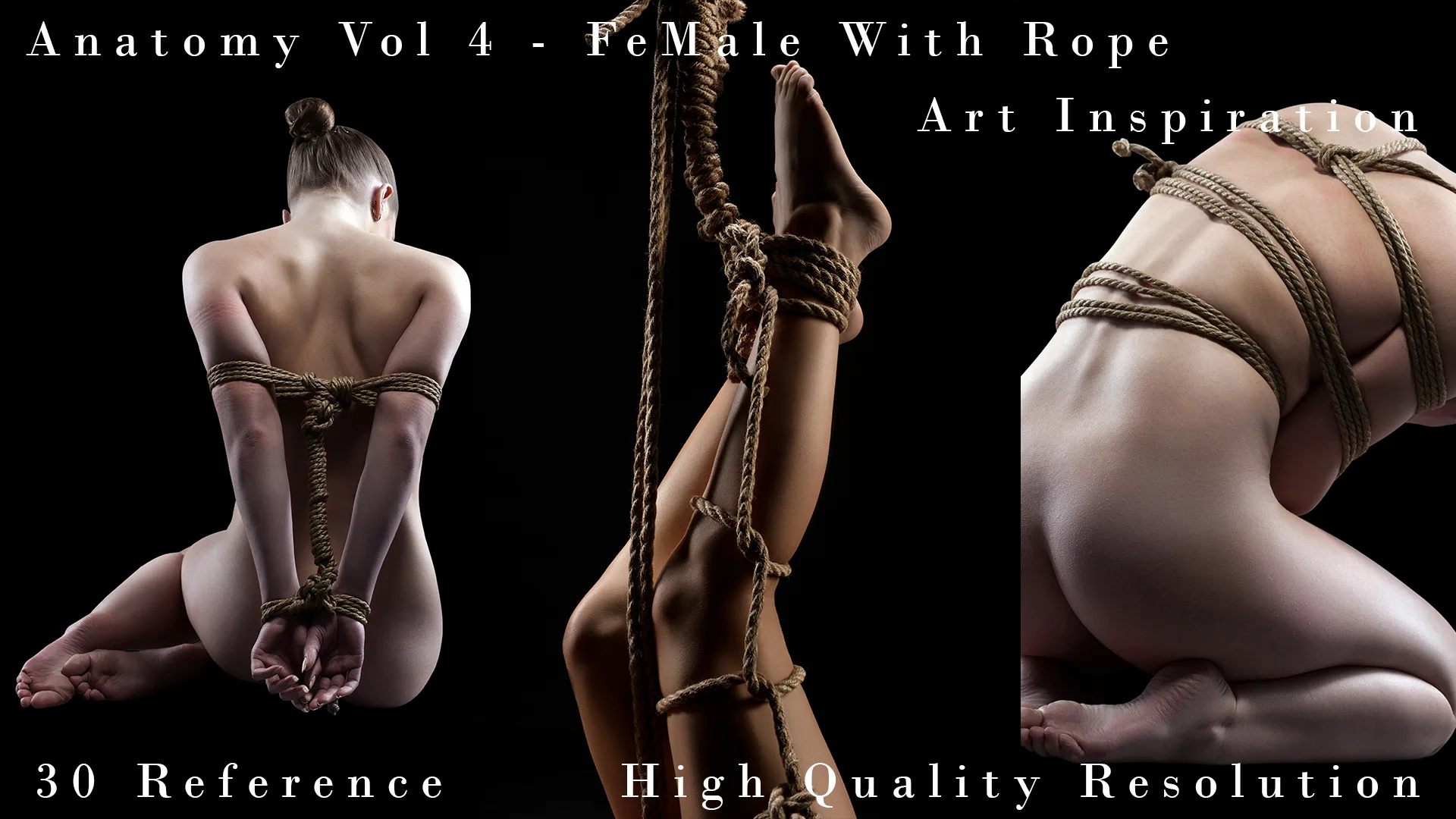 Anatomy Vol 4 - FeMale With Rope - Art Inspiration