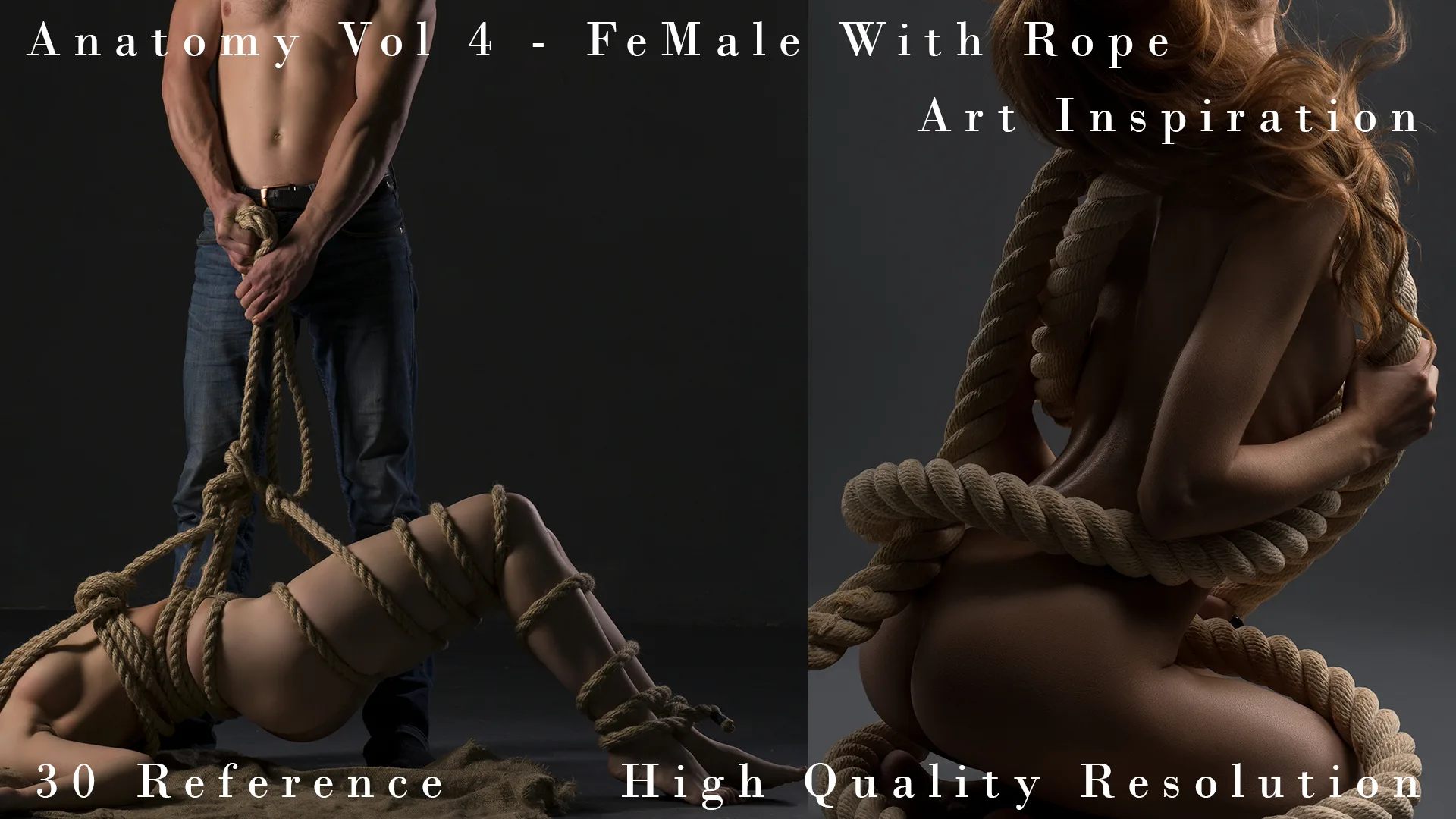 Anatomy Vol 4 - FeMale With Rope - Art Inspiration