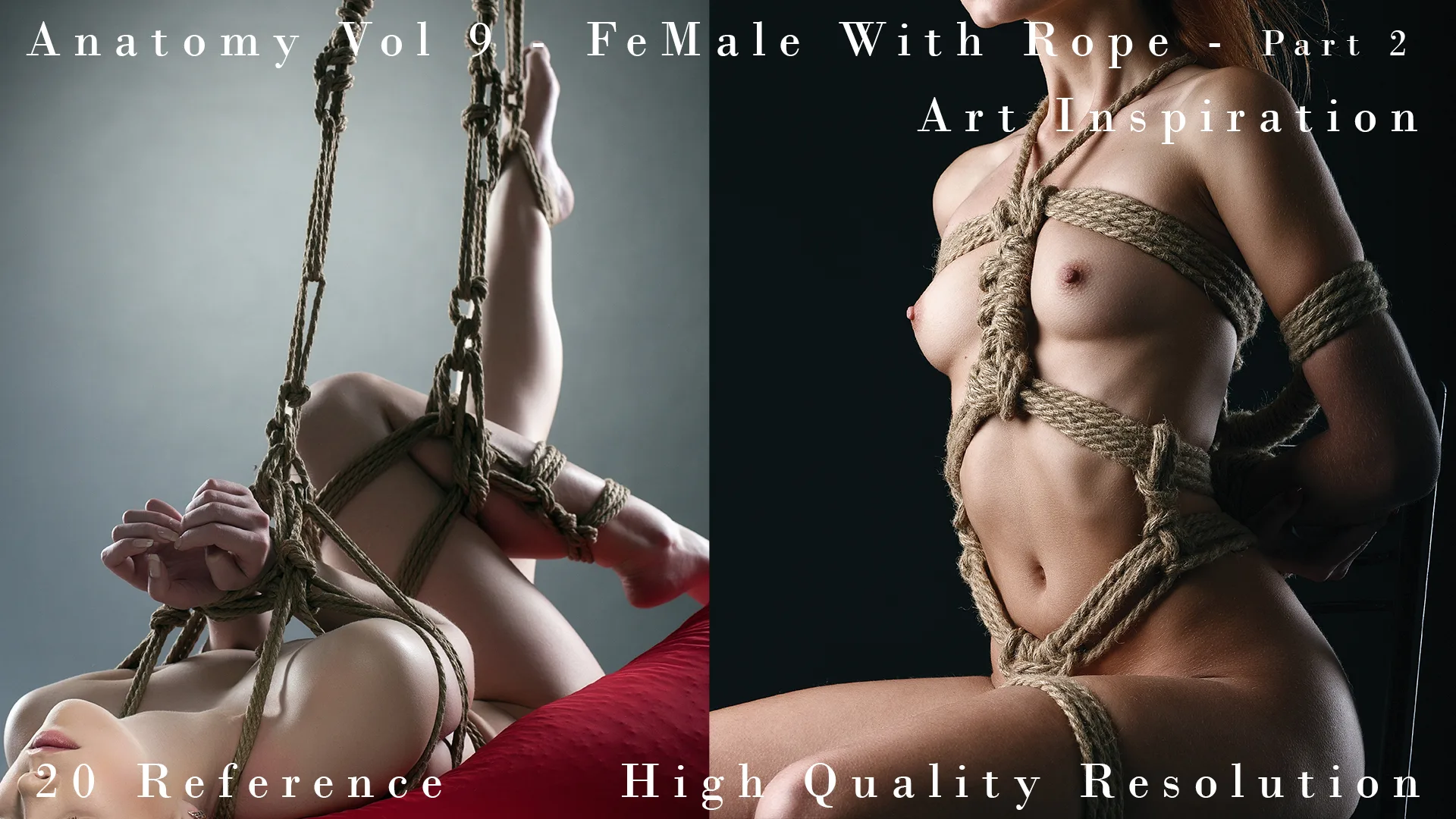 Anatomy Vol 9 - FeMale With Rope Part 2- Art Inspiration