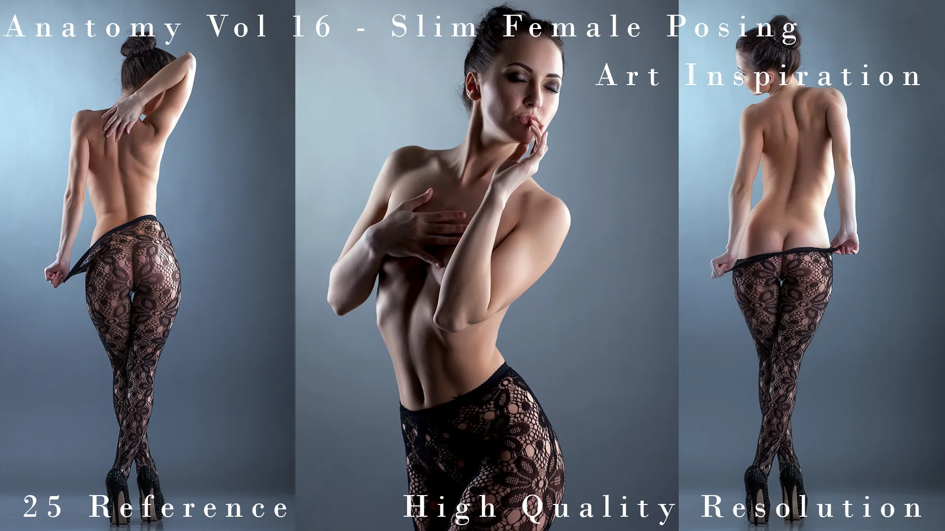 Anatomy Vol 16 - Slim FeMale Posing - Art Inspiration