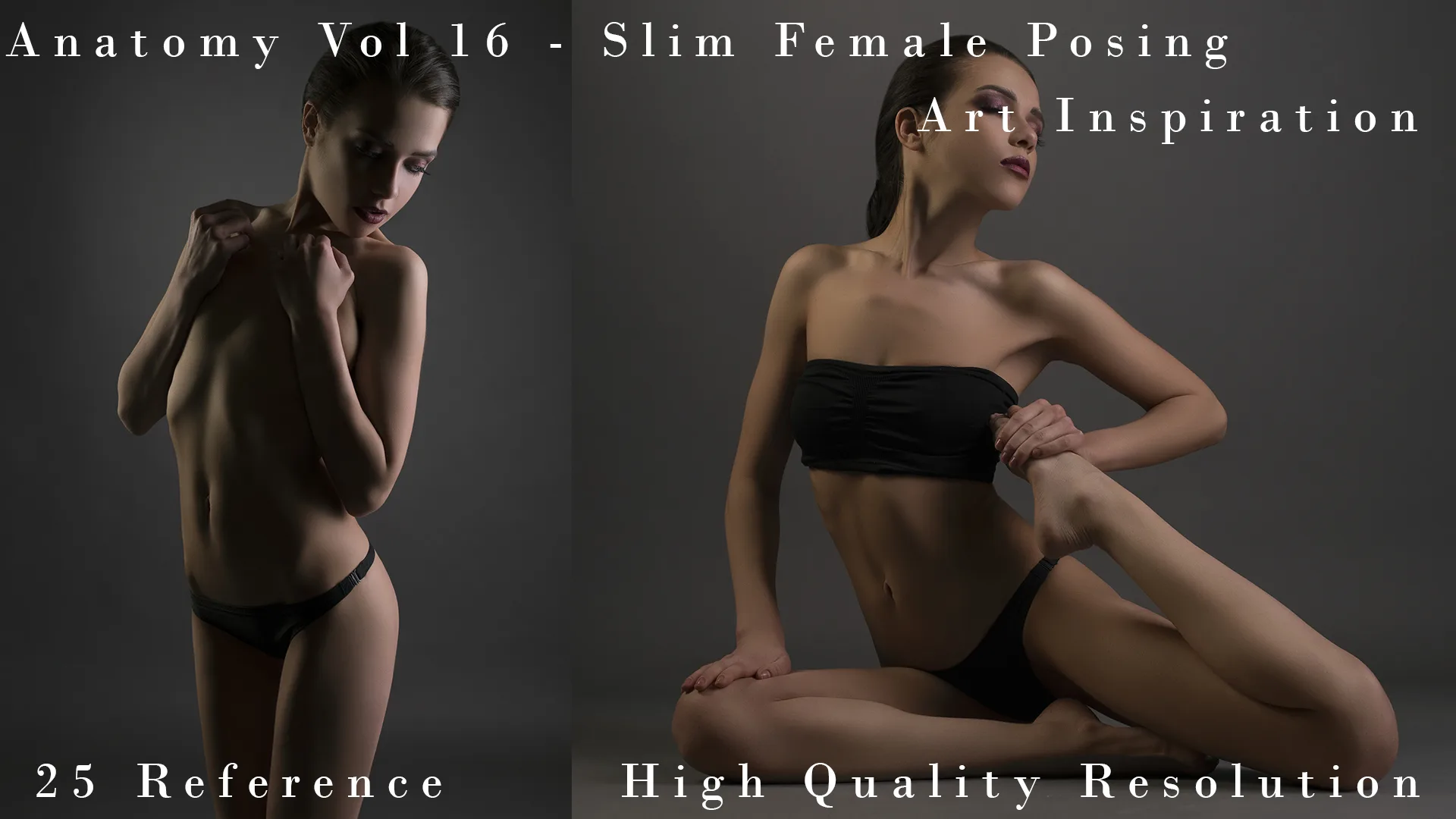 Anatomy Vol 16 - Slim FeMale Posing - Art Inspiration