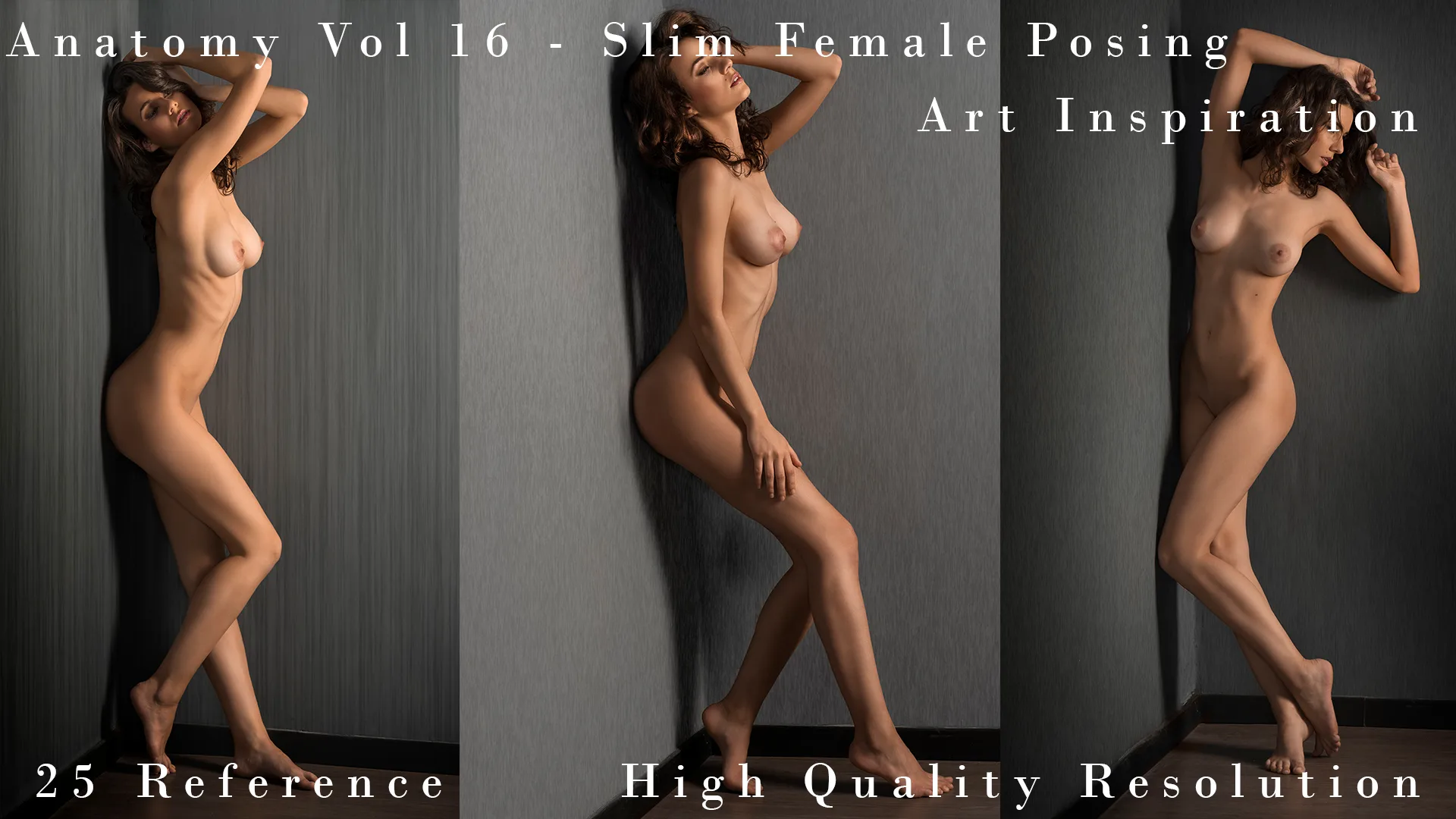 Anatomy Vol 16 - Slim FeMale Posing - Art Inspiration