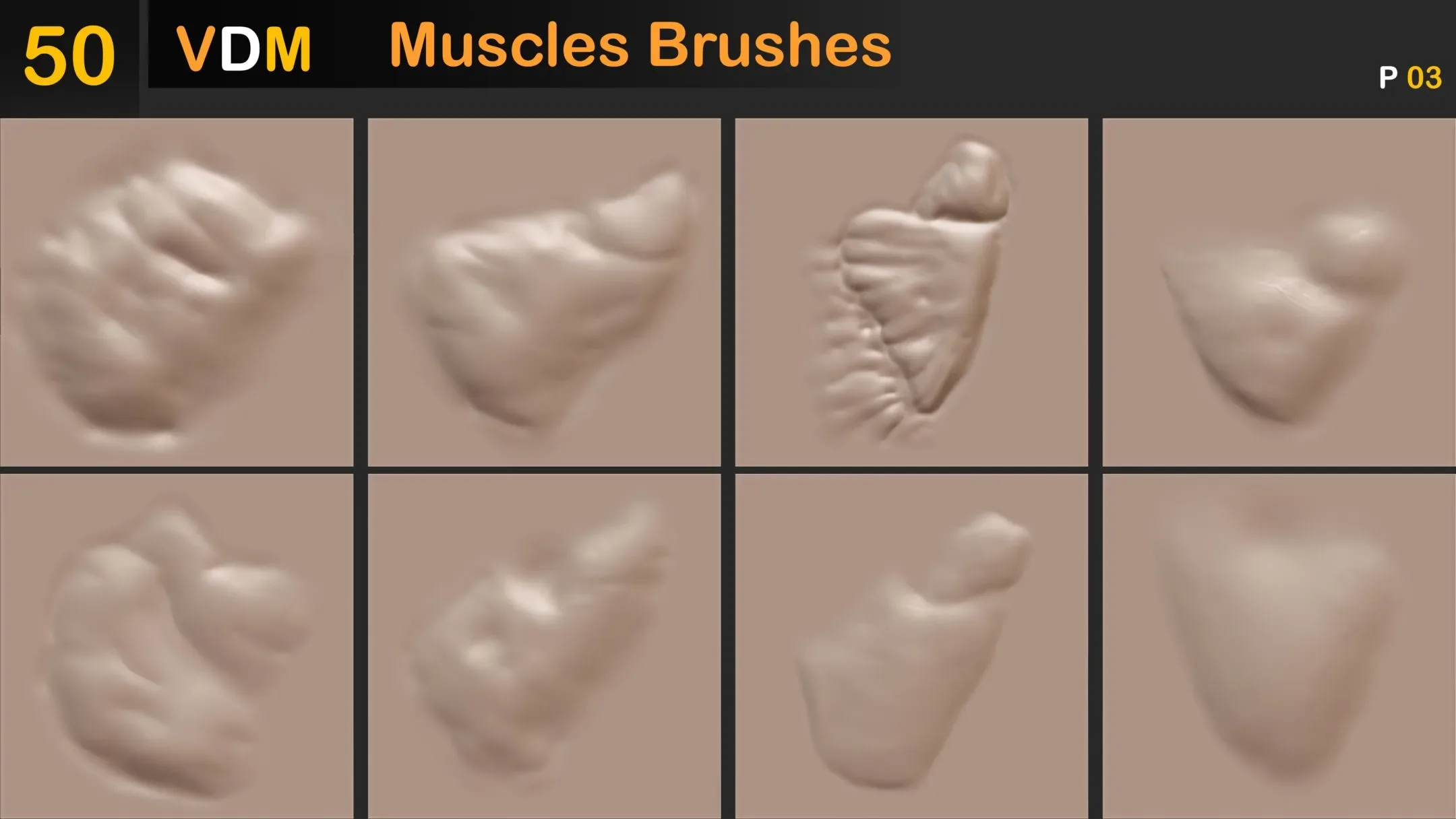 50 VDM Muscles Brushes _Vol 02