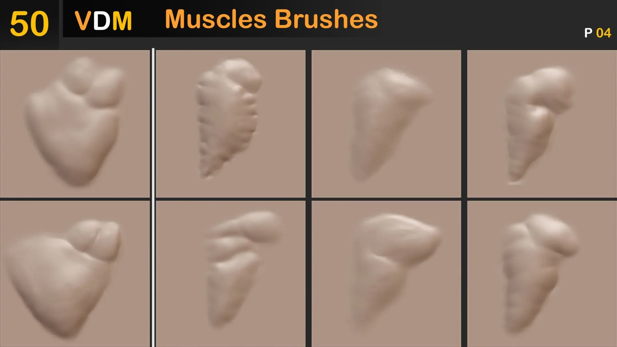 50 VDM Muscles Brushes _Vol 02