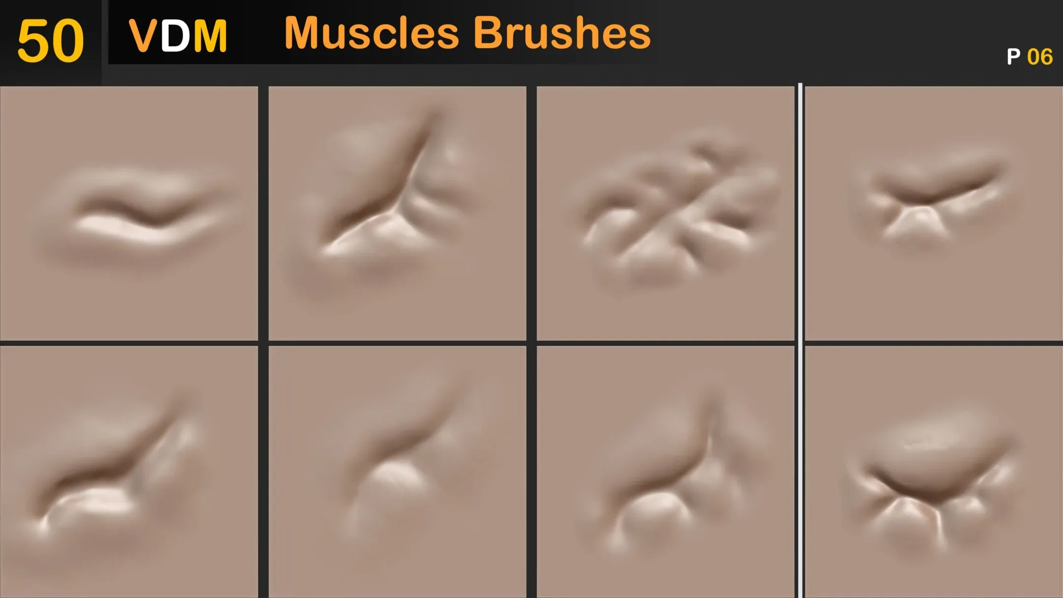 50 VDM Muscles Brushes _Vol 02