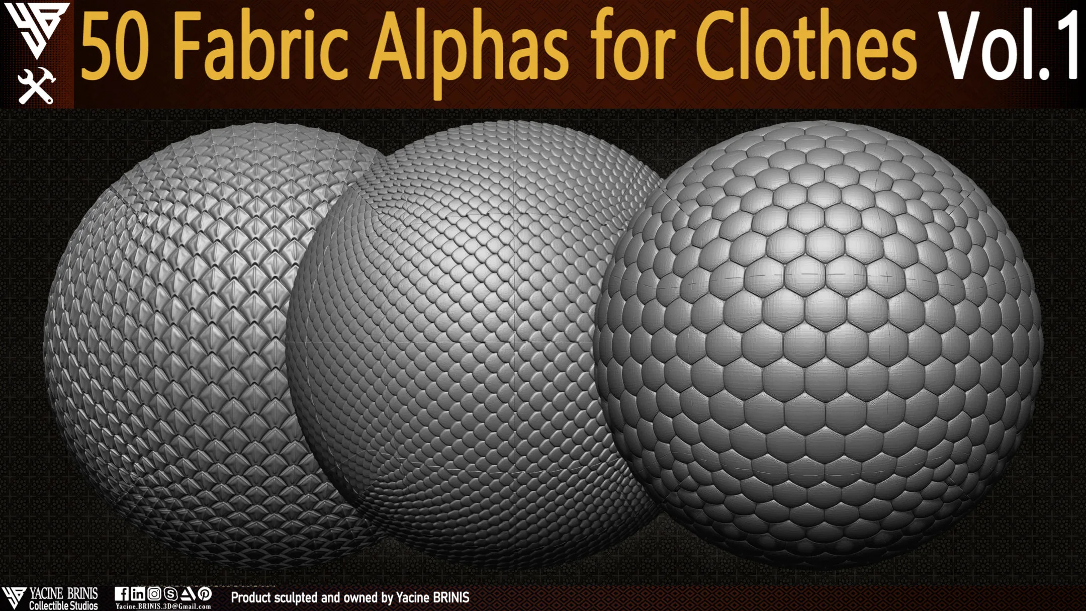 50 Fabric Alphas for Clothes Vol 01