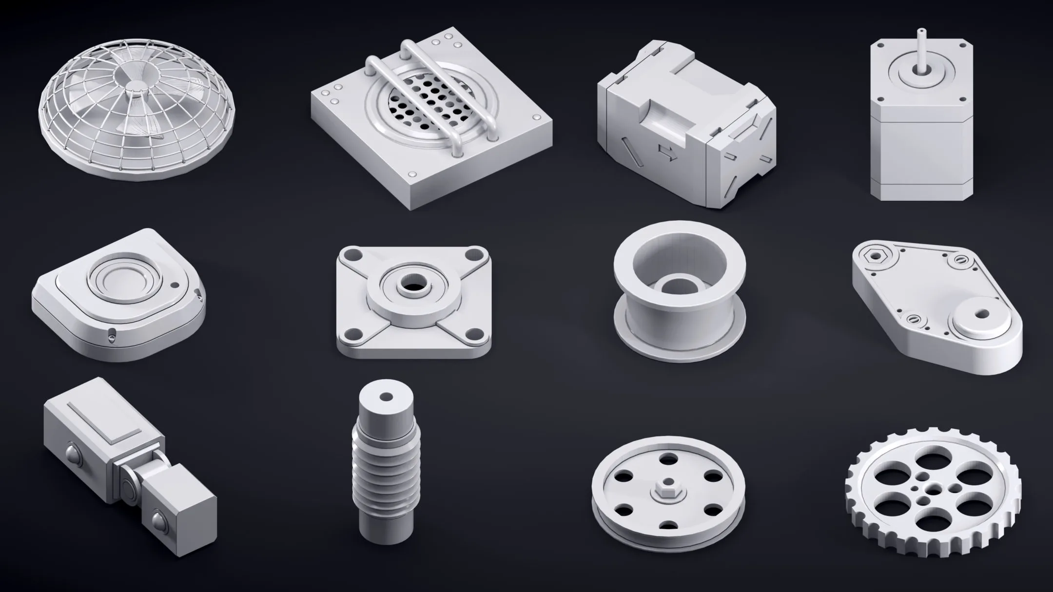 100 Kitbash Mechanical and Robot