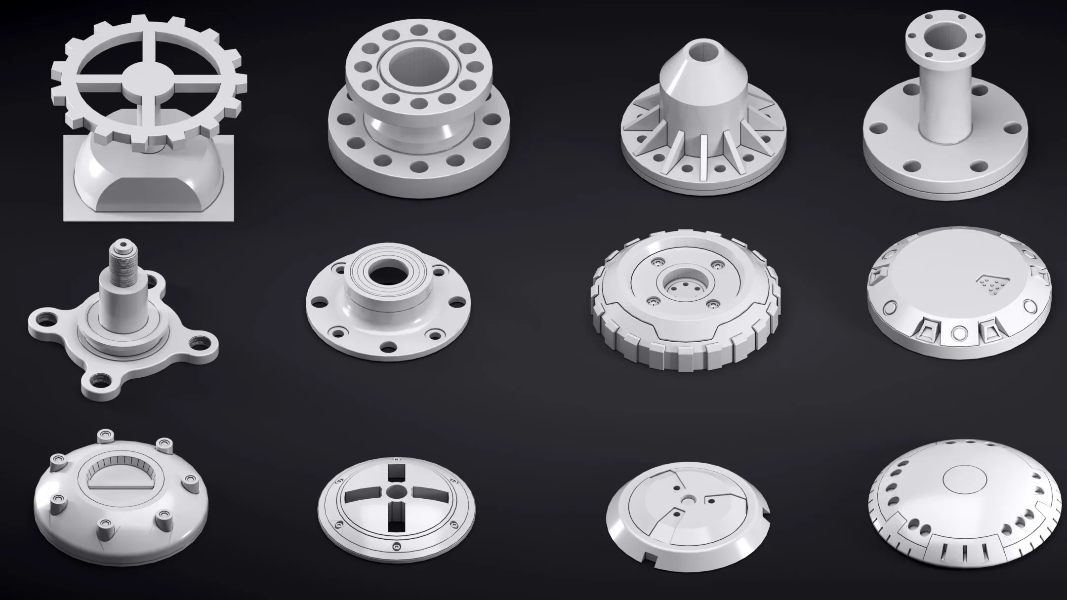 100 Kitbash Mechanical and Robot