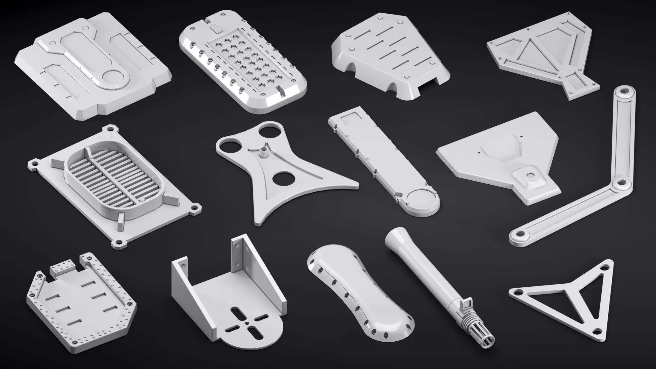 100 Kitbash Mechanical and Robot