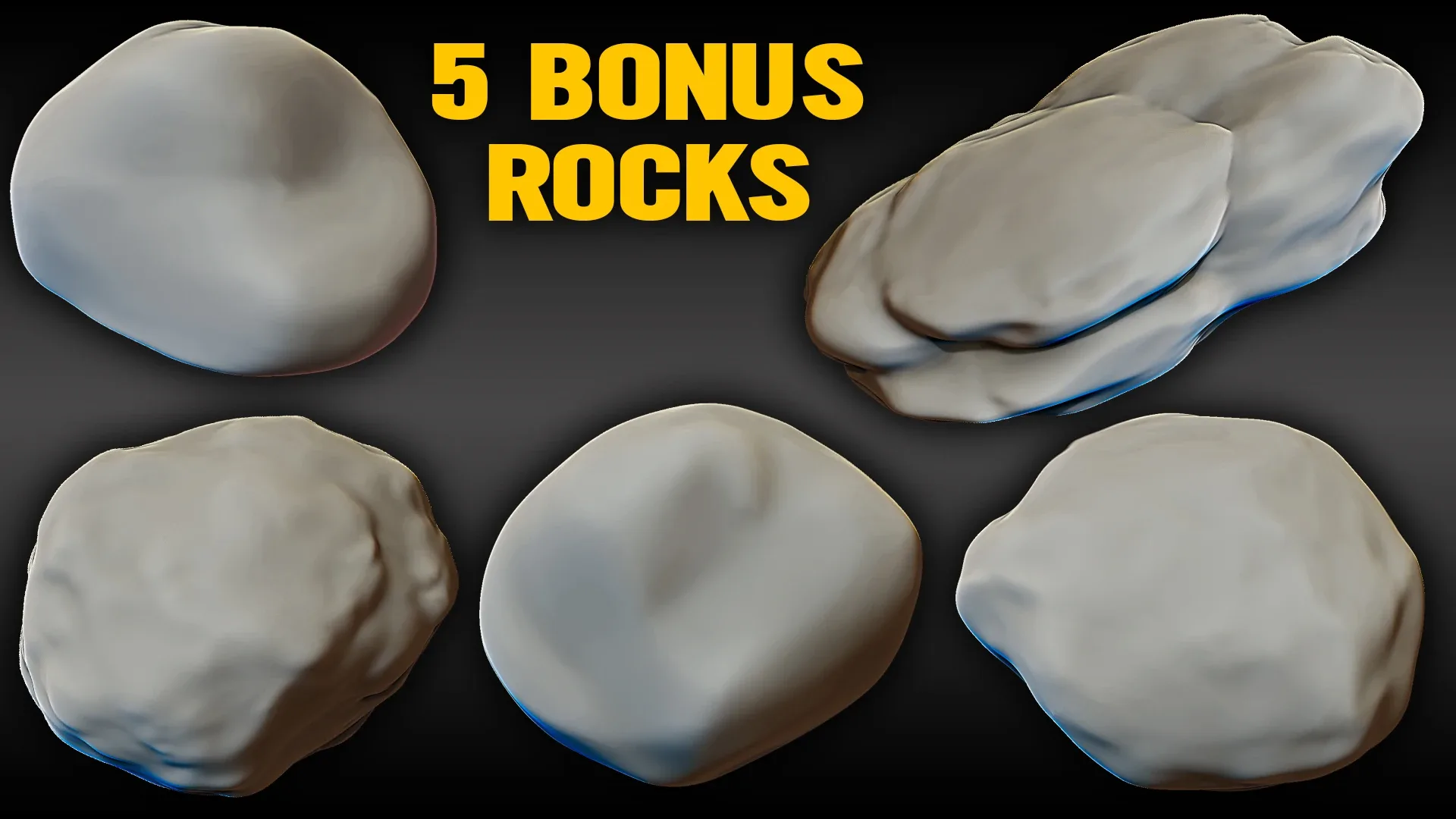 Ultra HQ Seamless Terrain / Rocks Sculpt brushes + Alpha/Height Maps Set Vol.8