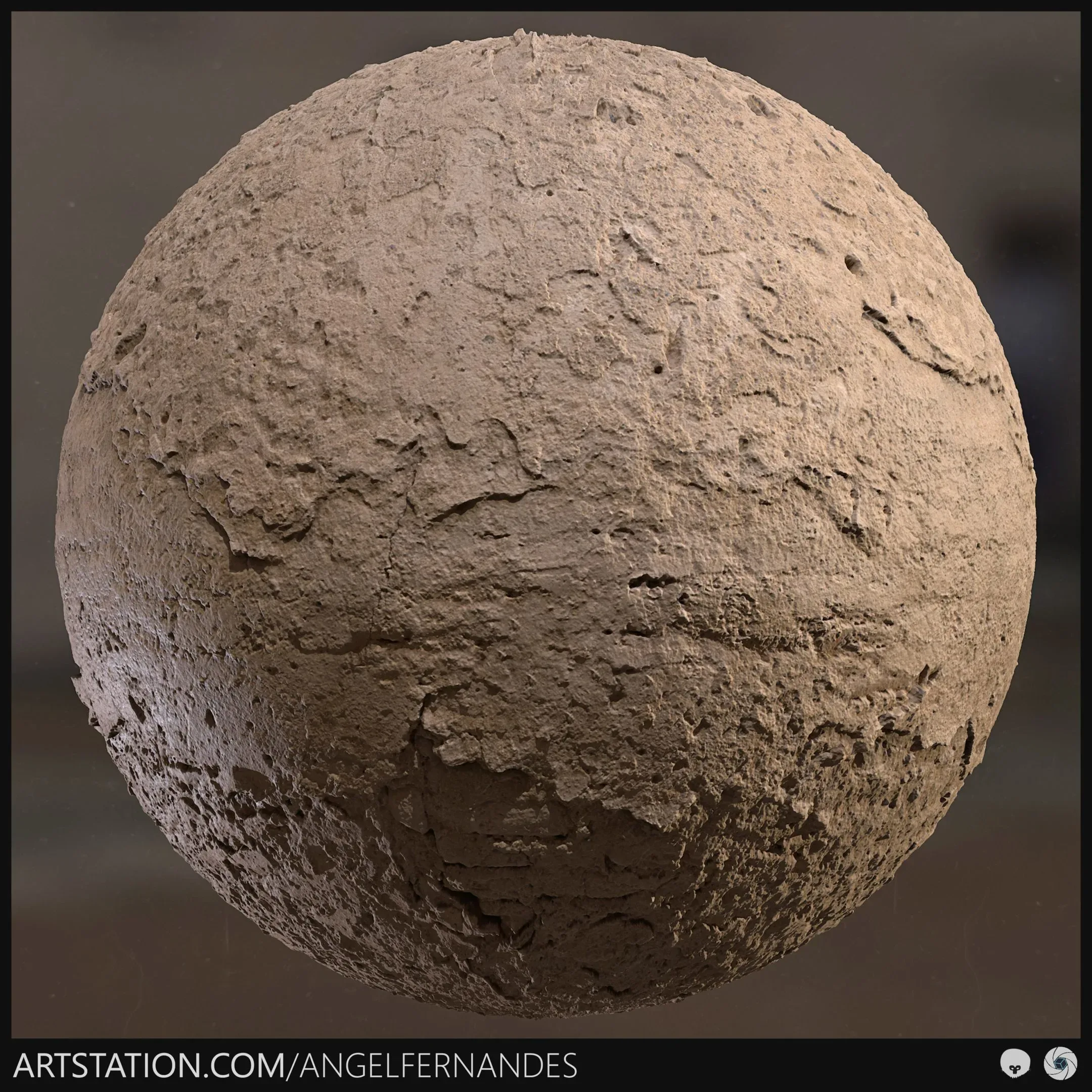 Photogrammetry - Clay Wall Material