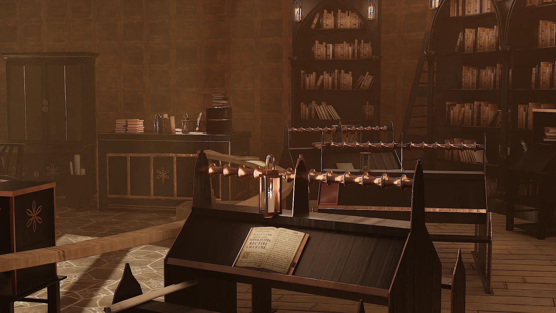 Medieval Library Model Pack (Black) low-poly