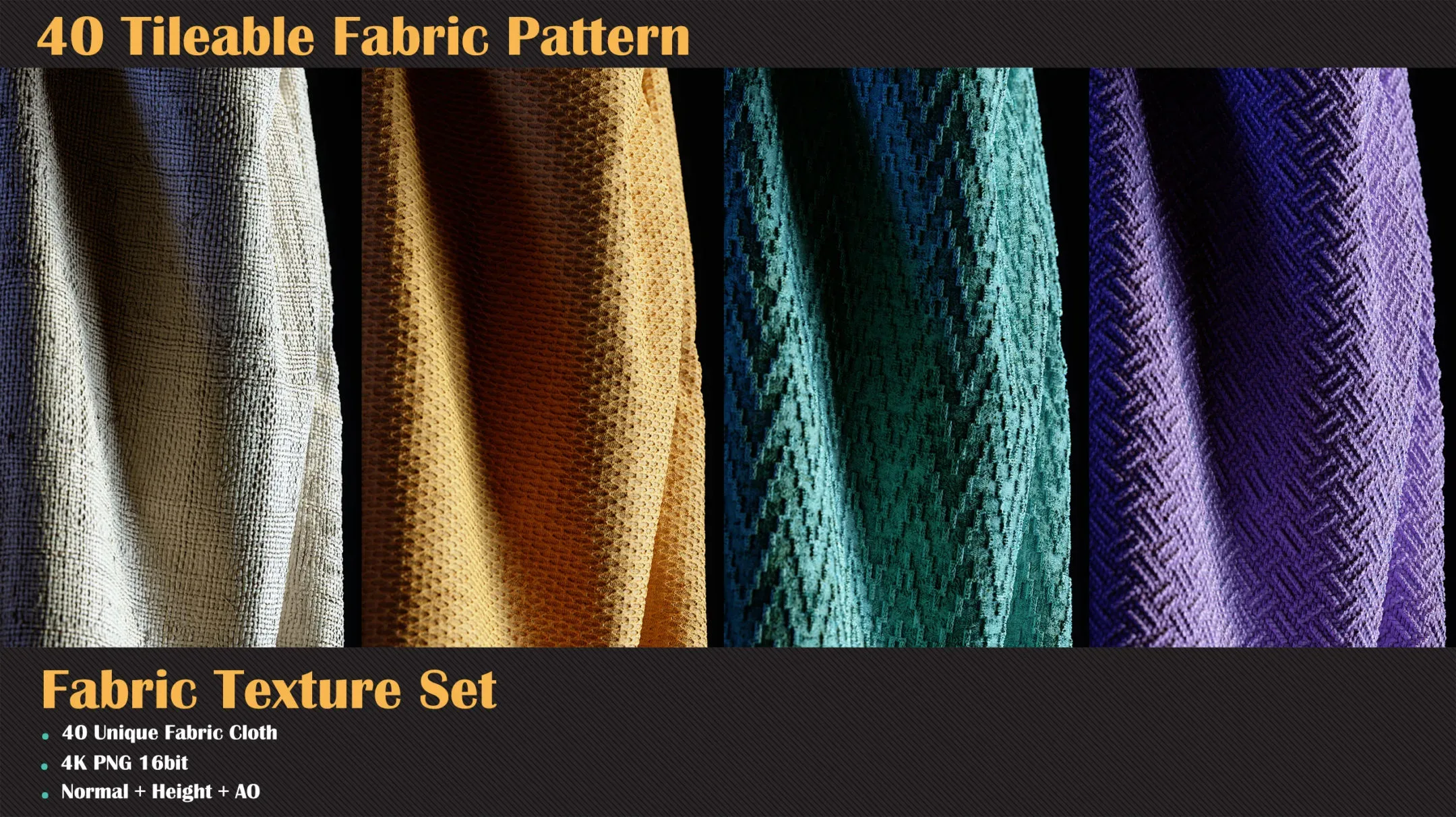 40 Tileable Fabric Pattern