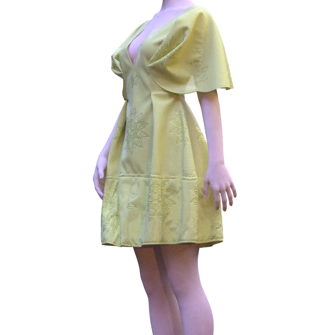 GENESIS 8 FEMALE: PARTY DRESS| CLO3D| MD PROJECT: +OBJ +FBX