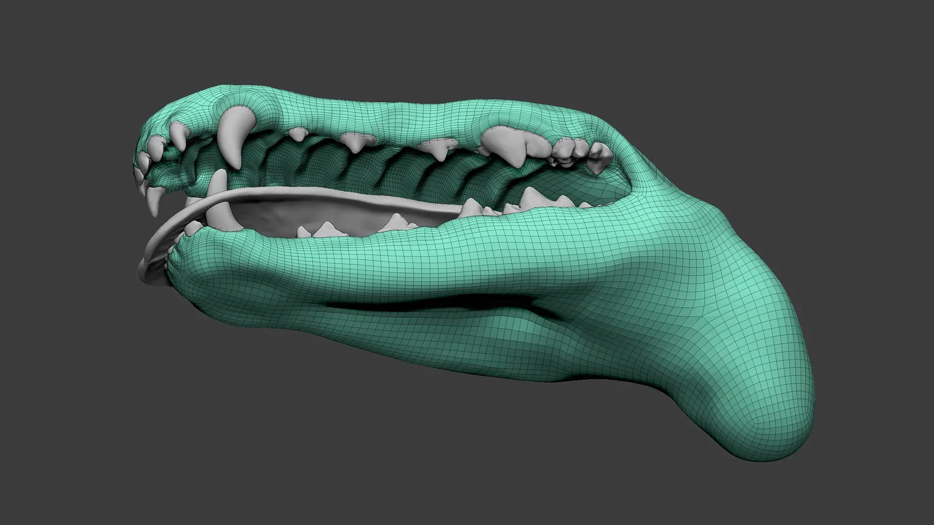 Dog Mouth ZBrush Sculpt